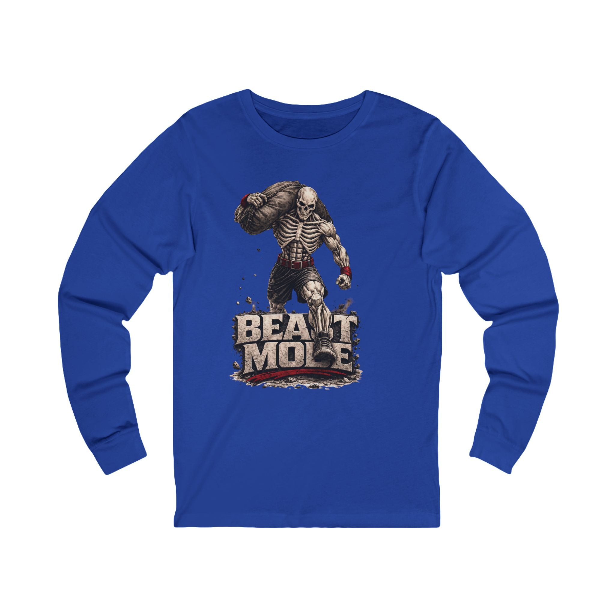 Beast Mode Skeleton Long Sleeve Tee