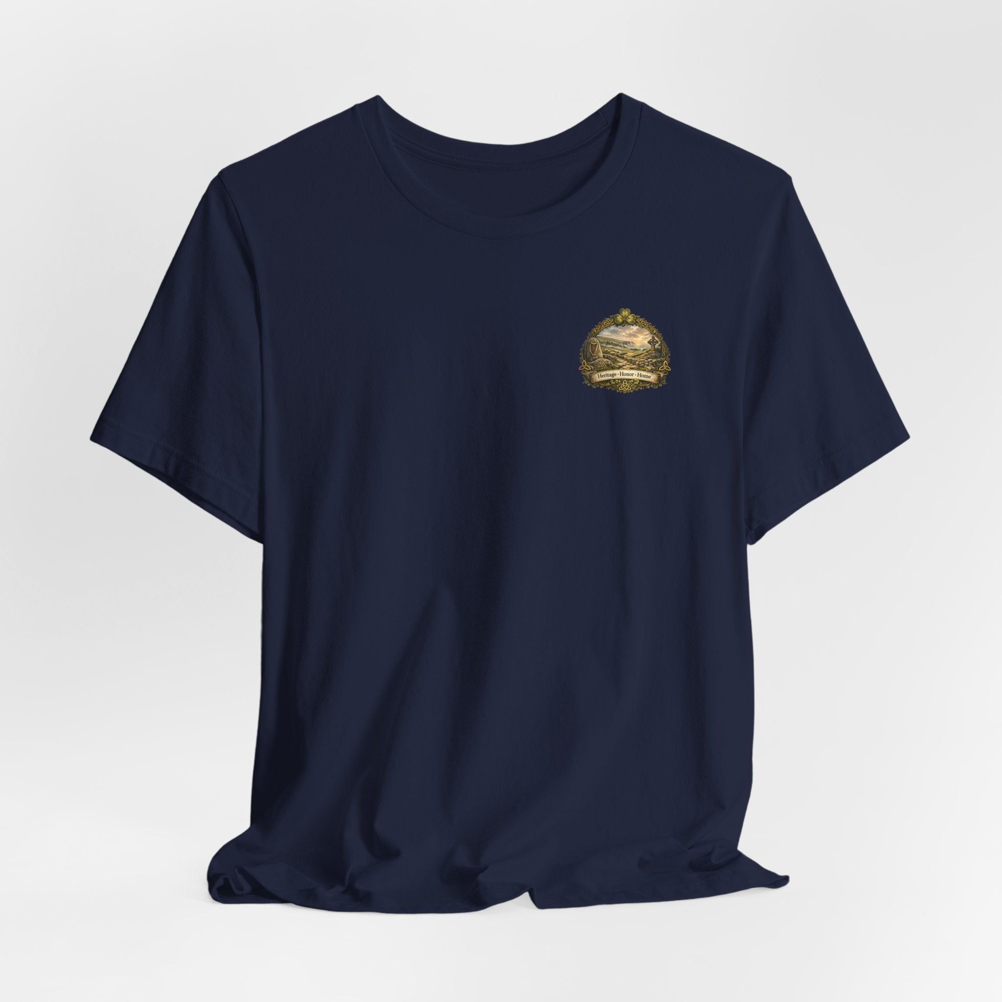 Ireland Éire Scenic T-Shirt — "Land of Story & Stone" Celtic Landscape Tee