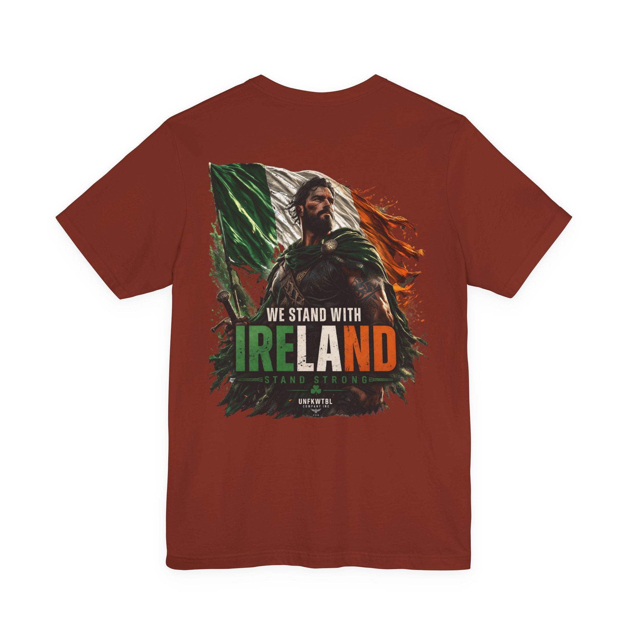 We Stand With Ireland T-Shirt — Irish Flag Graphic Tee