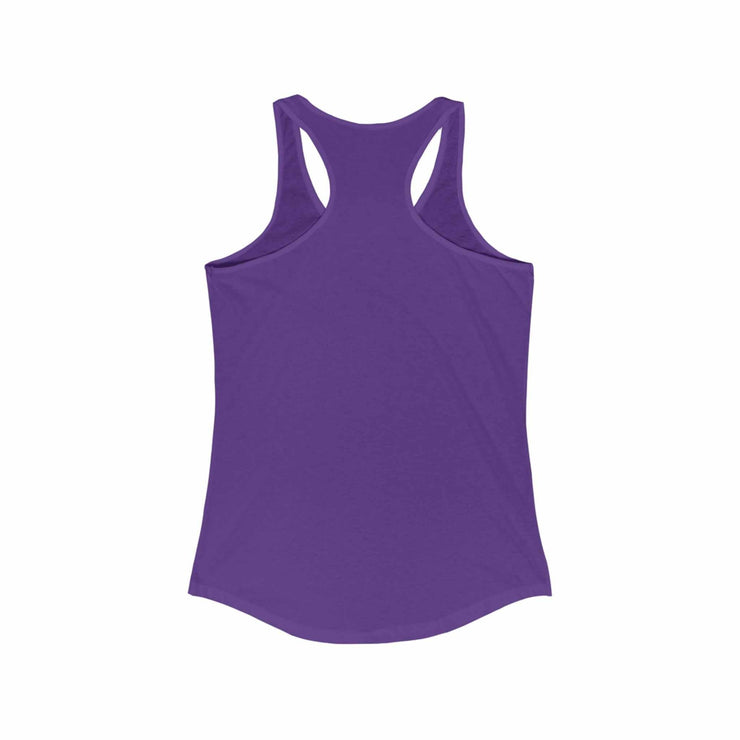 purple Kindness Vibes Racerback Tank women&