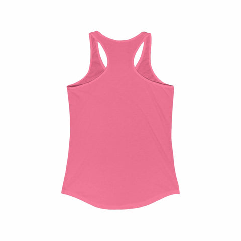Pink Kindness Vibes Racerback Tank top for women with lightweight breathable fabric and sporty scooped neckline