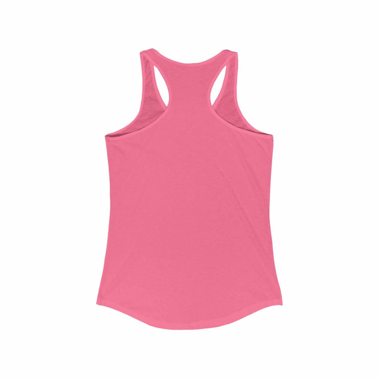Pink Kindness Vibes Racerback Tank top for women with lightweight breathable fabric and sporty scooped neckline