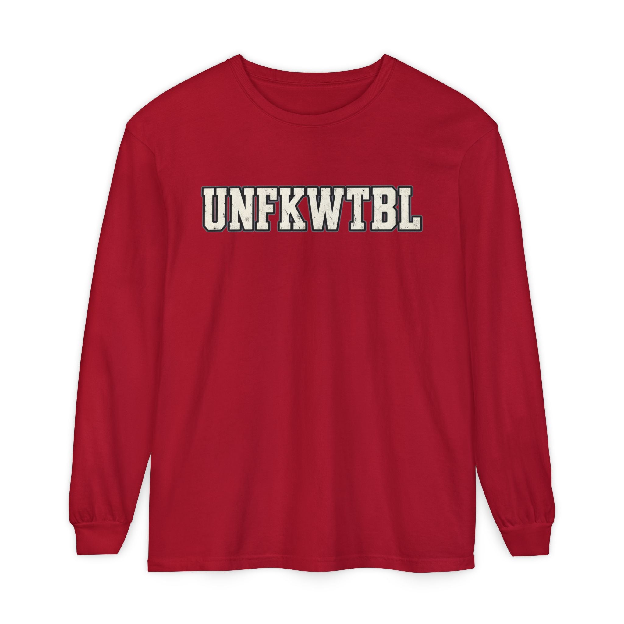 UNFKWTBL Harder to Break Back-Print Long Sleeve Tee.