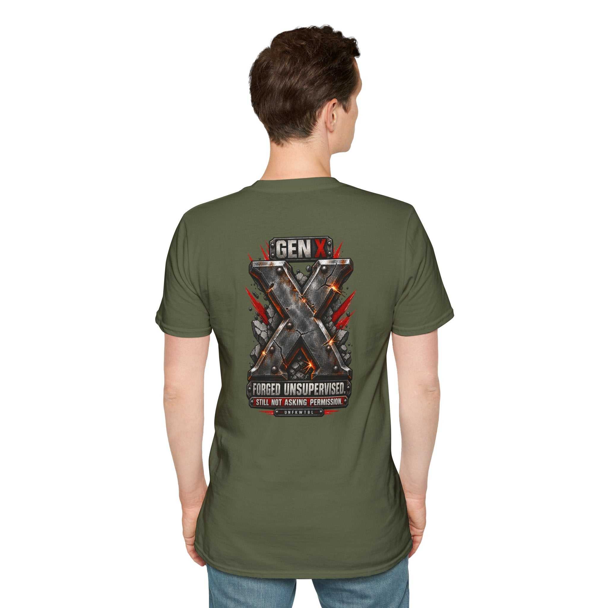 Forged Unsupervised Gen X Tee