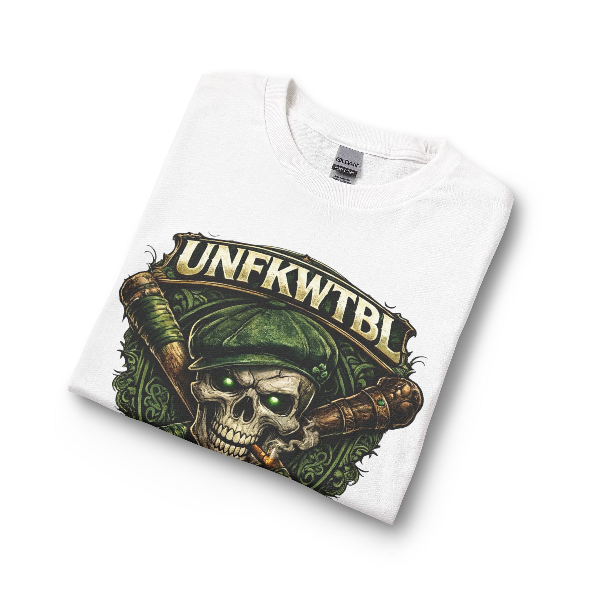 Skull & Baseball Bats Long Sleeve Tee — "NO LUCK. JUST GRIT."