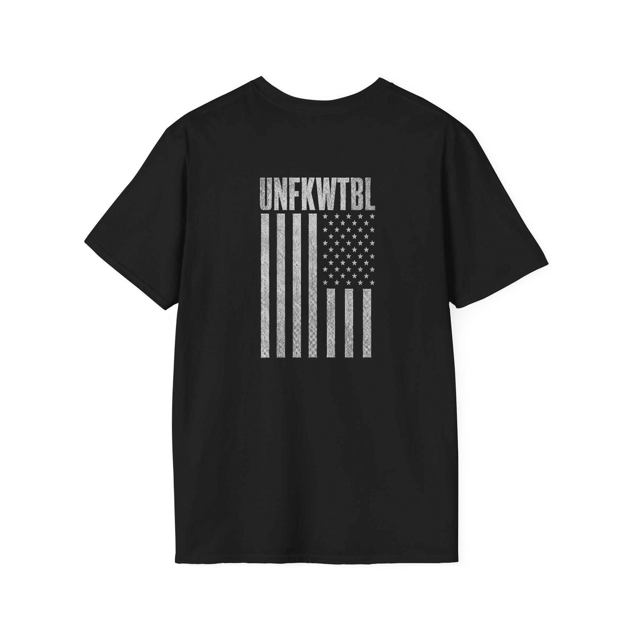 UNFKWTBL T-Shirt with bold "Respect Few. Fear None." distressed print on soft cotton tee