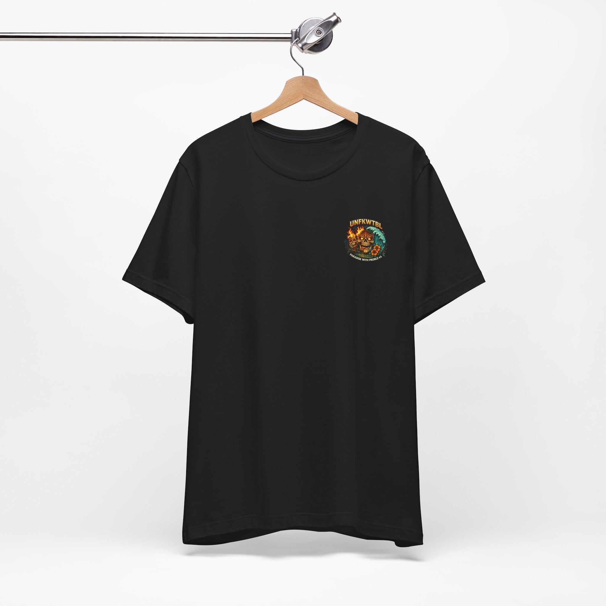 Fire Goddess Graphic Tee — 'Born From the Eruption' Band/Metal Style T-Shirt