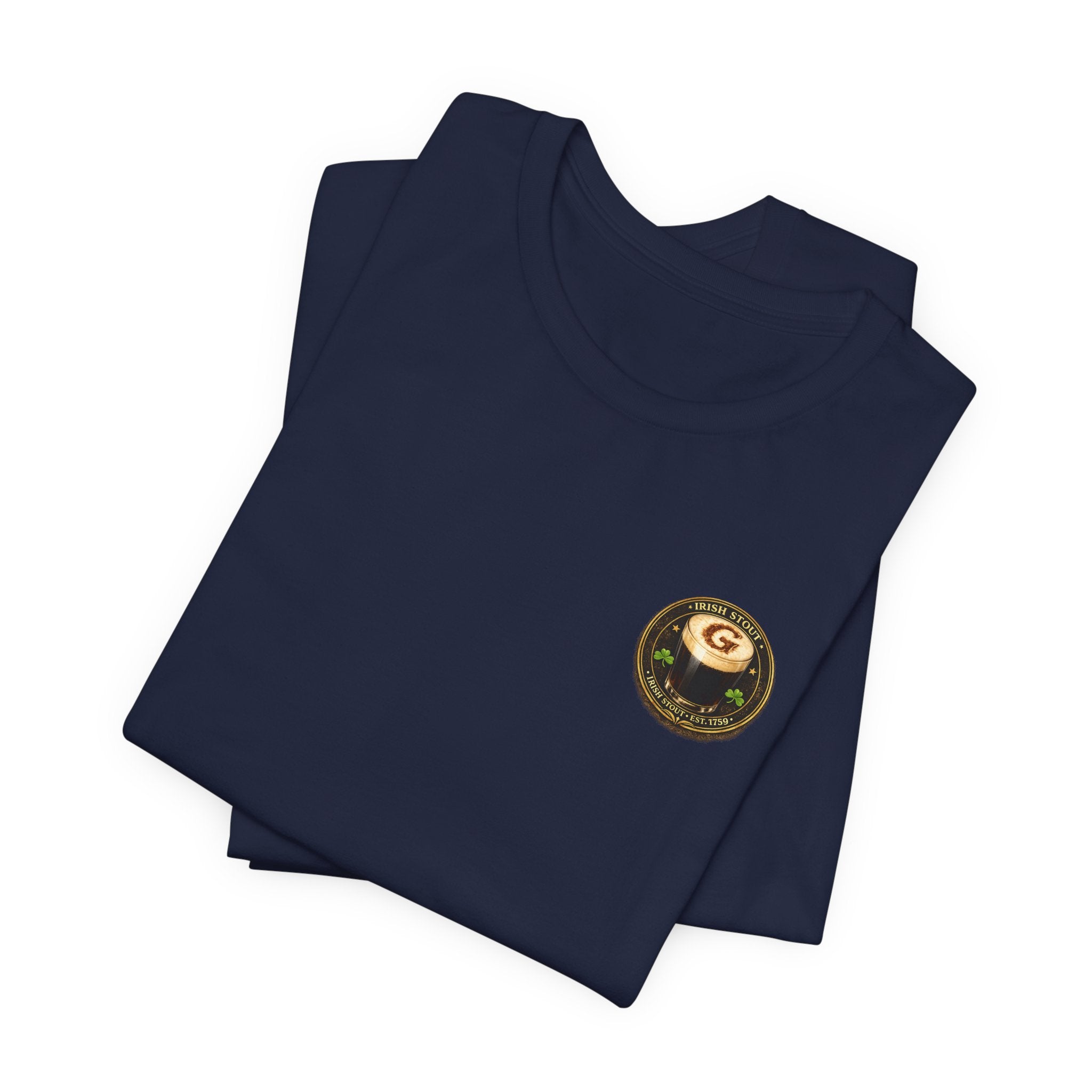 Irish Stout G-Spot T-Shirt — Funny Beer Pub Tee with Shamrock Design