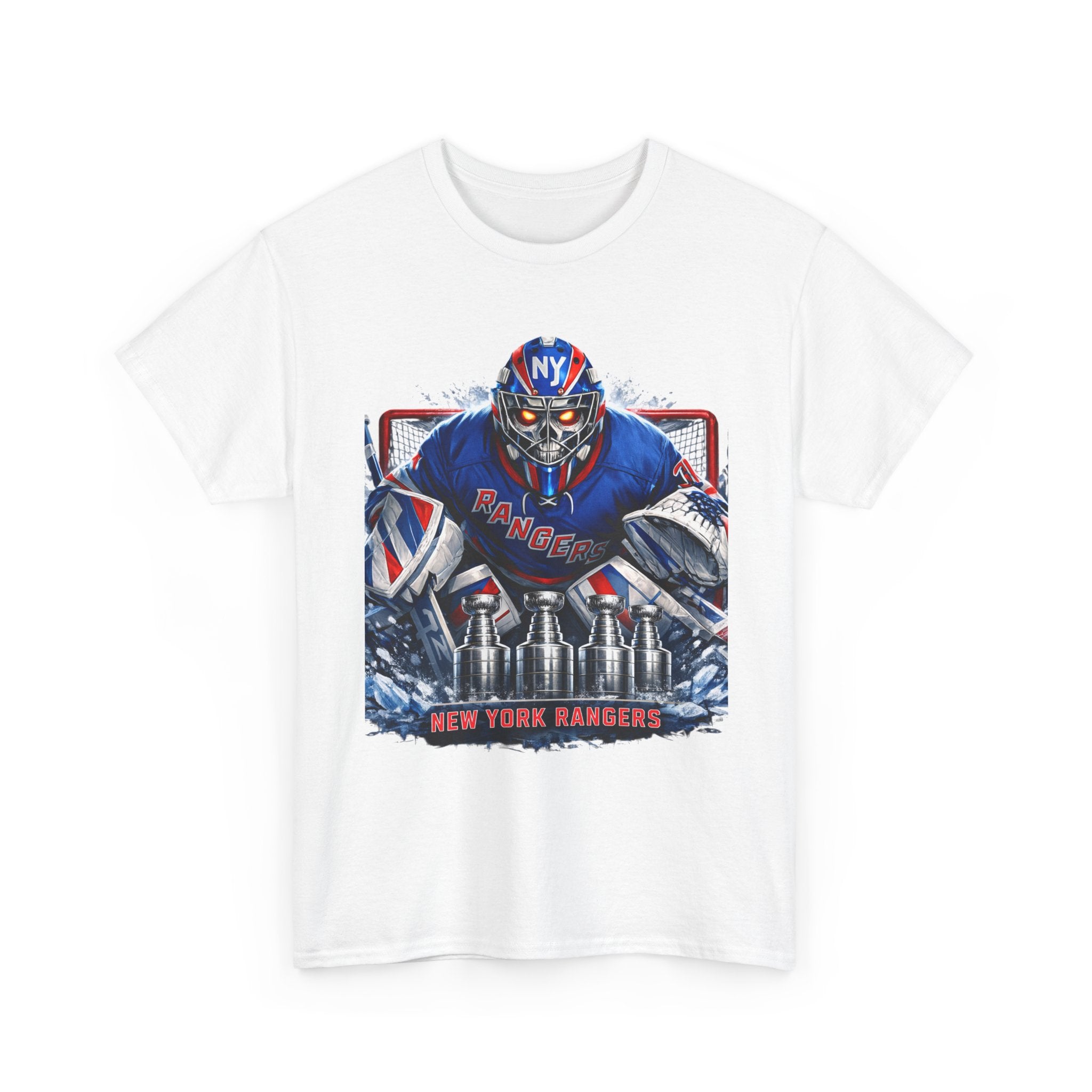 New York Rangers Goalie Graphic T-Shirt — NHL Hockey Fan Tee