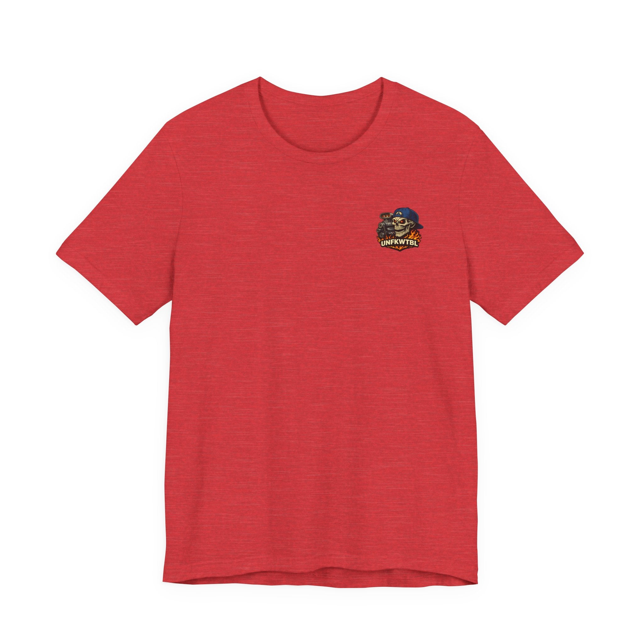 Muscle Car Skull Tee — "Built Different. Drive Hard." Graphic T-Shirt
