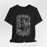 Doc Holliday Skeleton Western Tee — Tombstone Vintage Gunslinger T‑Shirt