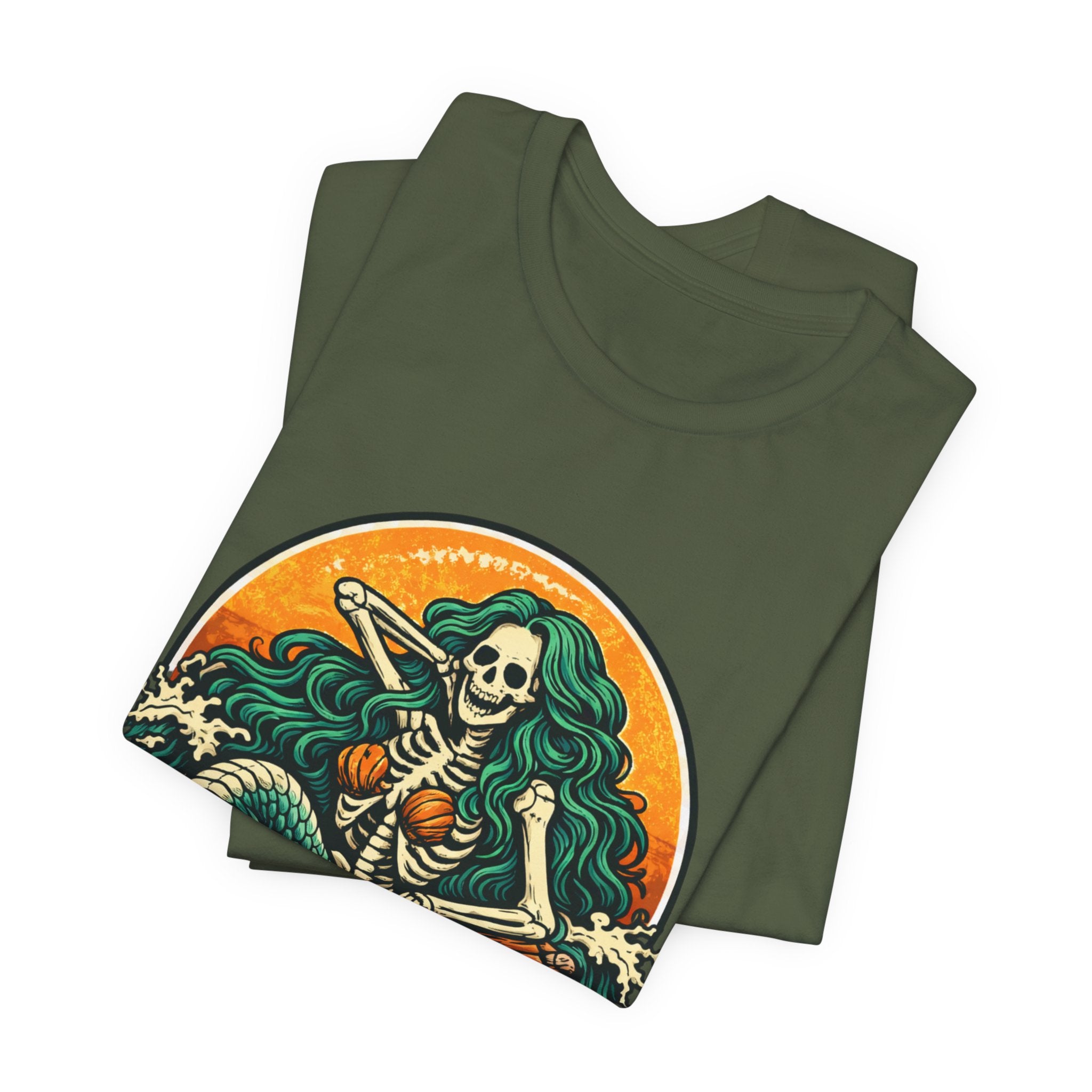 Stay Unfkwtbl Mermaid Skeleton T-Shirt