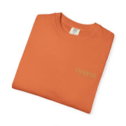 Medusa Beauty Unisex T-shirt in strawberry daiquiri color with UNFKWTBL print, folded design