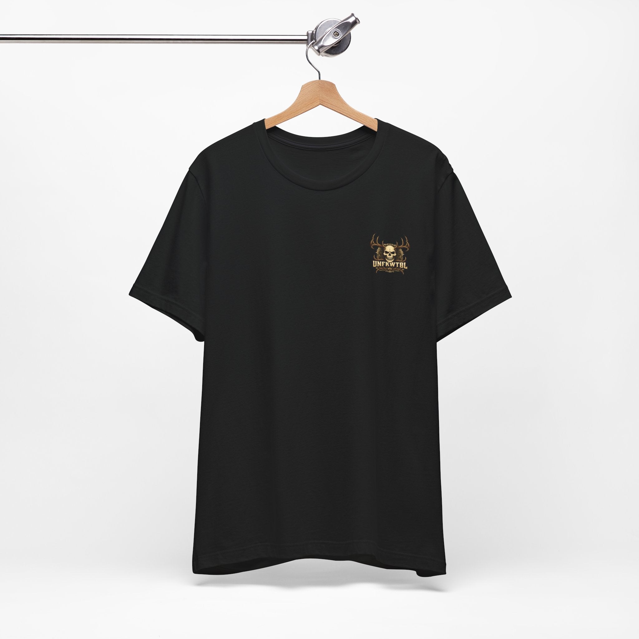 Zero Bucks Given Skull Deer Graphic Tee