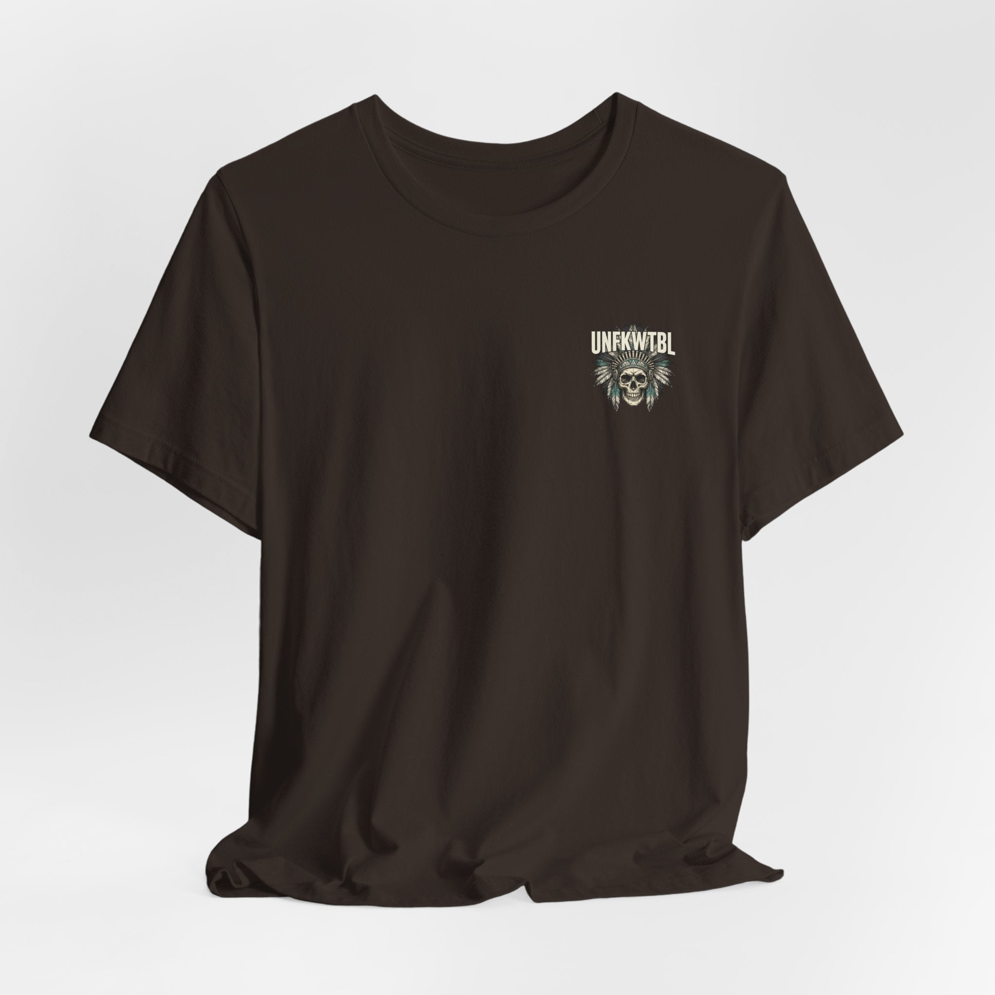 American Iron Motorcycle T-Shirt — "UNFKWTBL" Patriotic Eagle & Skull Tee