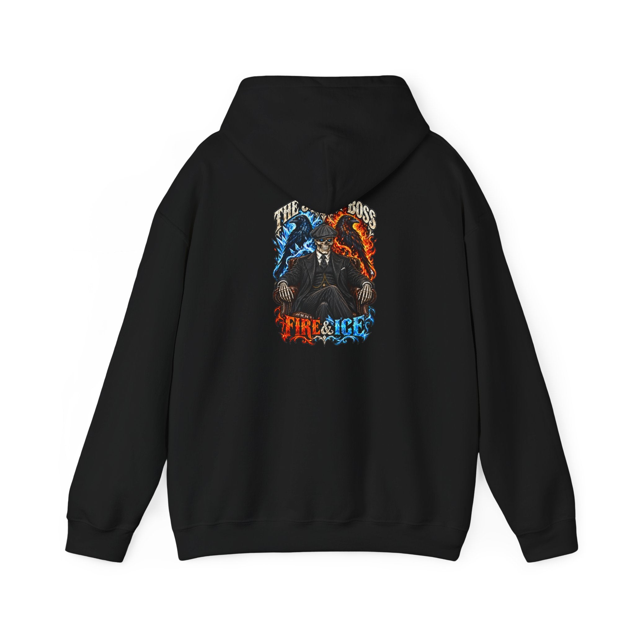 The Silent Boss: Fire & Ice Hoodie