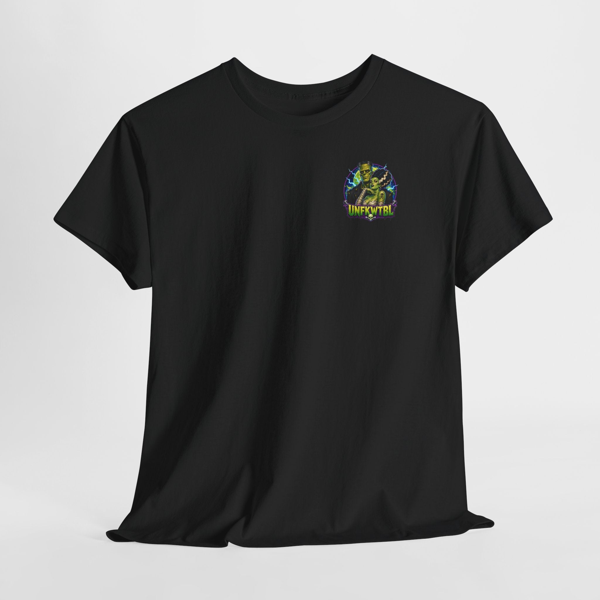 Frankenstein Graphic Tee — "UNFKWTBL" Retro Horror Poster T-Shirt