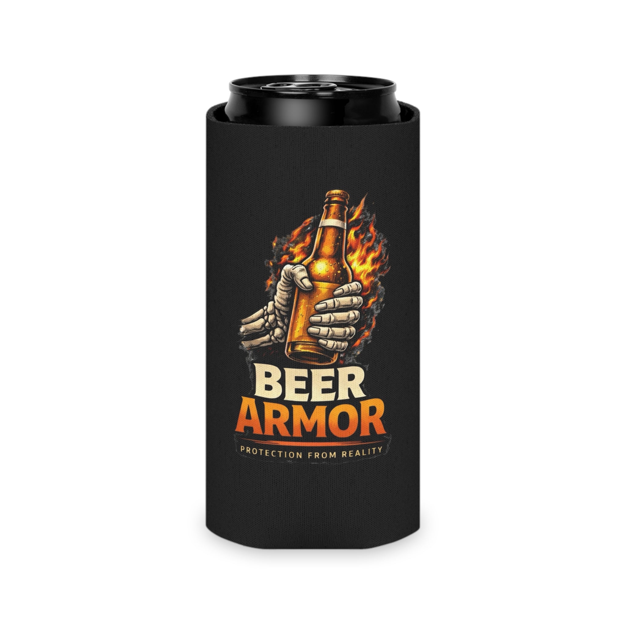 Can Cooler — "Beer Armor" Insulated Koozie (Stay Cold / Remain Unfwktbl)