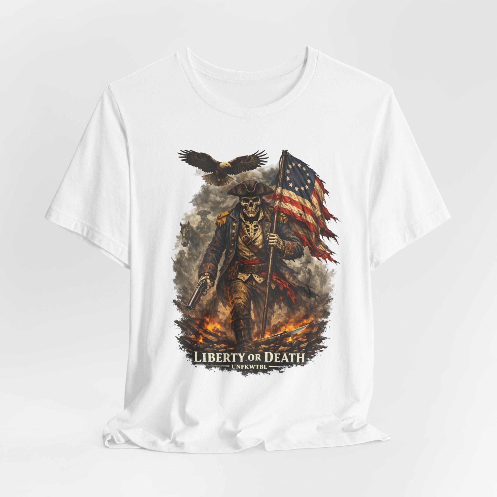 Liberty or Death Skull Flag T-Shirt