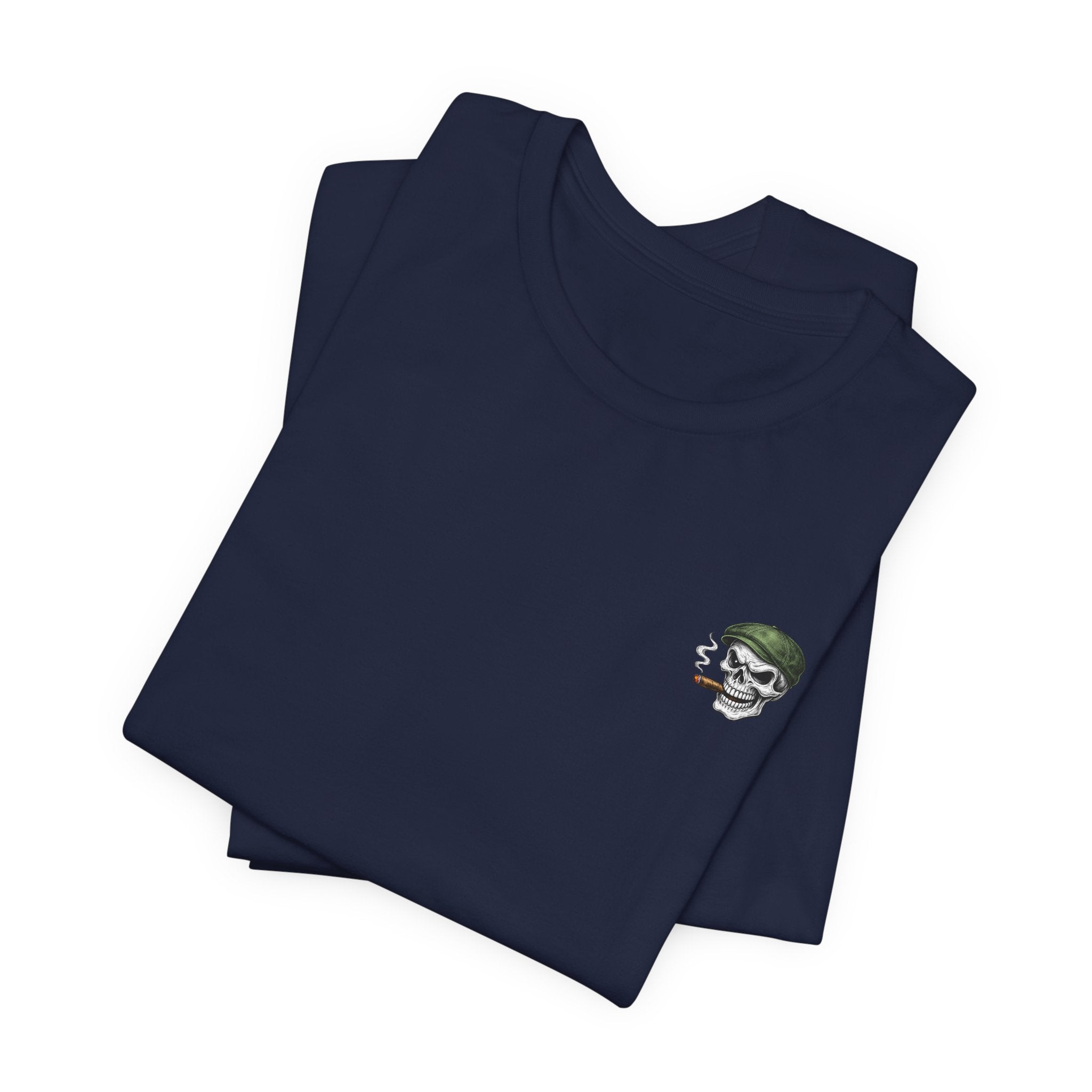 Gettin' Lucky St. Patrick's T-Shirt — Pinup Skull Irish Beer Graphic Tee
