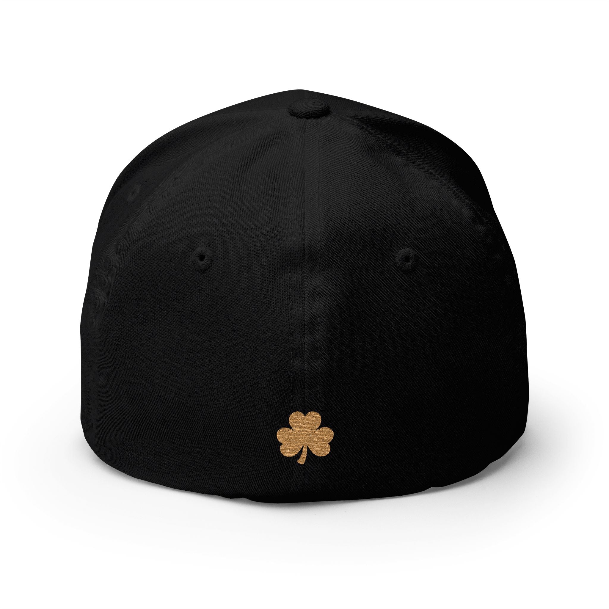 Unfkwtbl Embroidered Cap — Gold Glitter Shamrock St. Patrick’s Day Hat