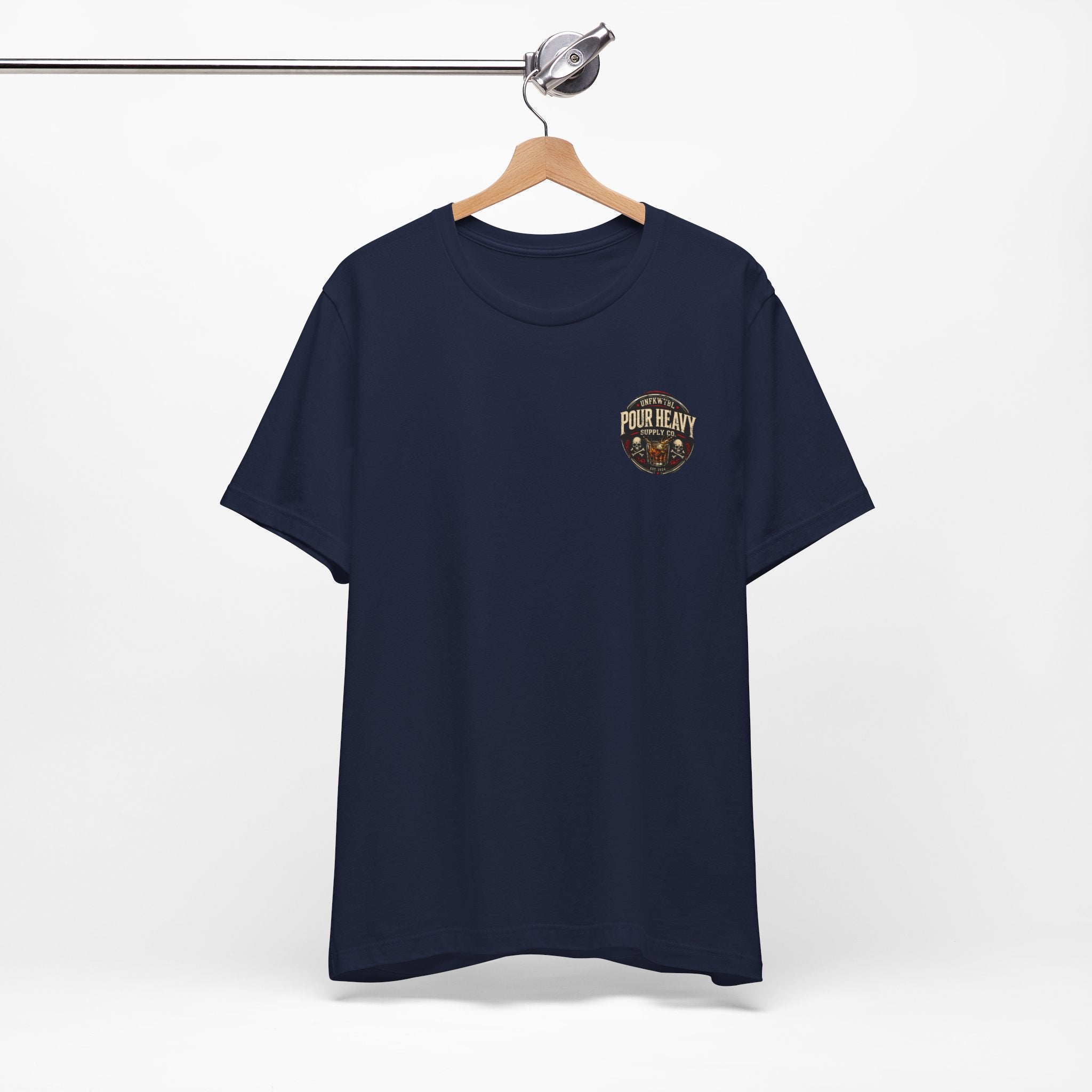 Biker Bar Graphic Tee — "Raise Hell, Drink Well" Vintage Pinup T-Shirt