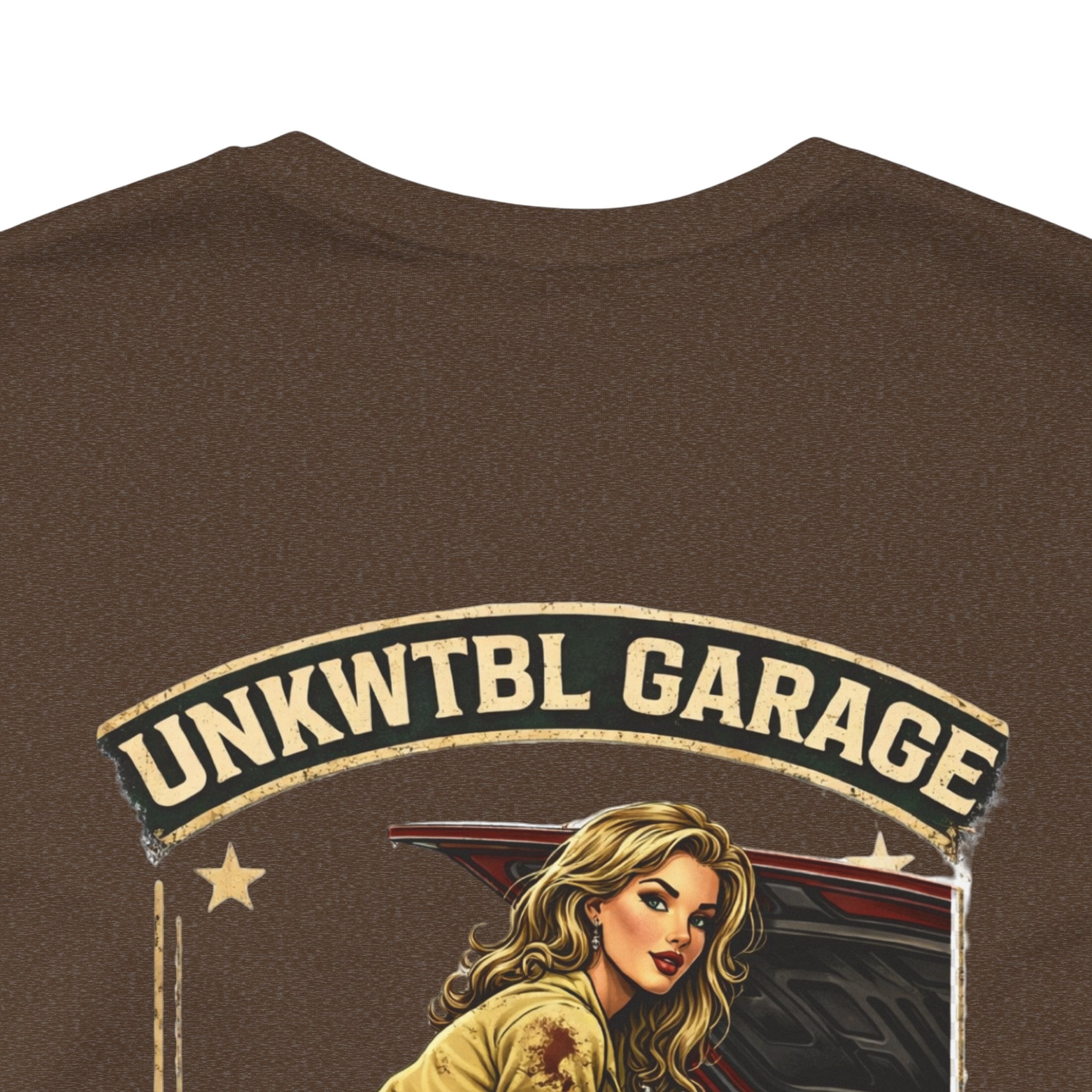 Mechanic On Duty Tee — Retro Pinup Garage T-Shirt