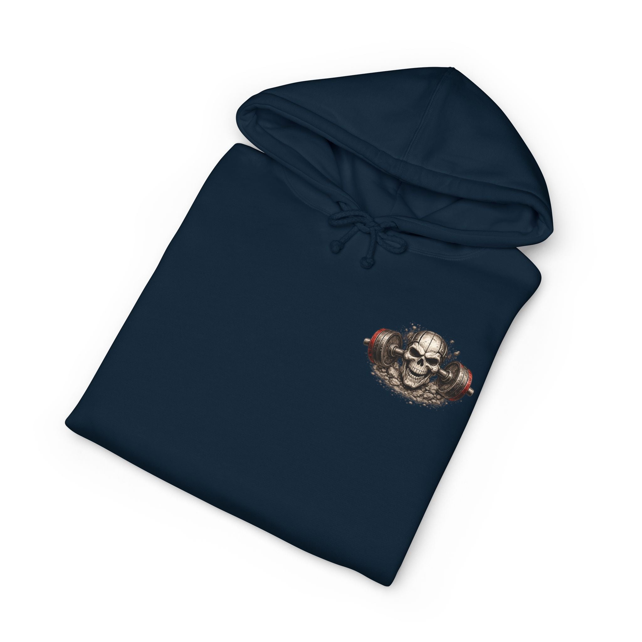 Weightlifter Skull Hoodie — UNFKWTBL Barbell Gym Hoodie
