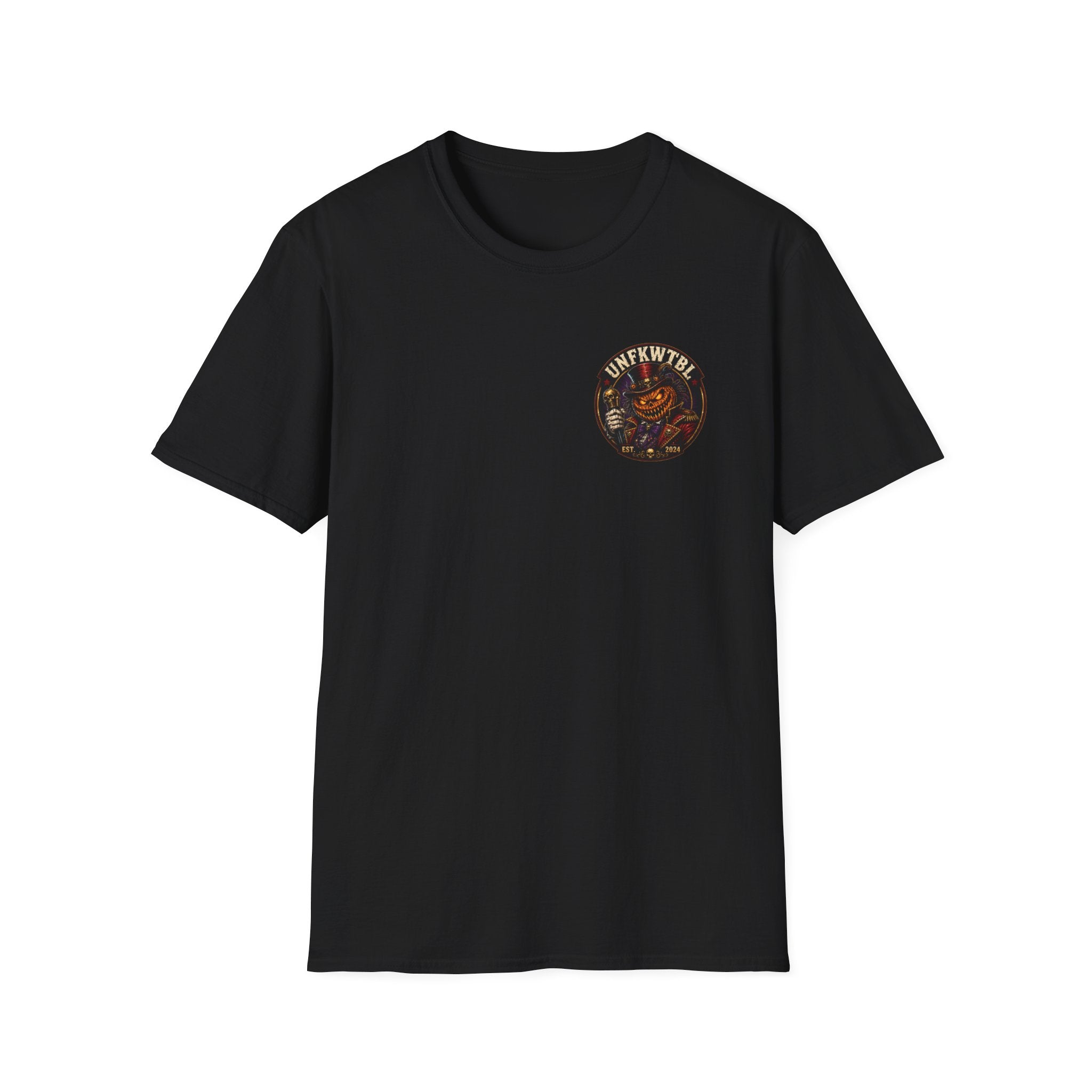 Vintage Pumpkin Skull Tee — Unfkwtbl Halloween Graphic T-Shirt