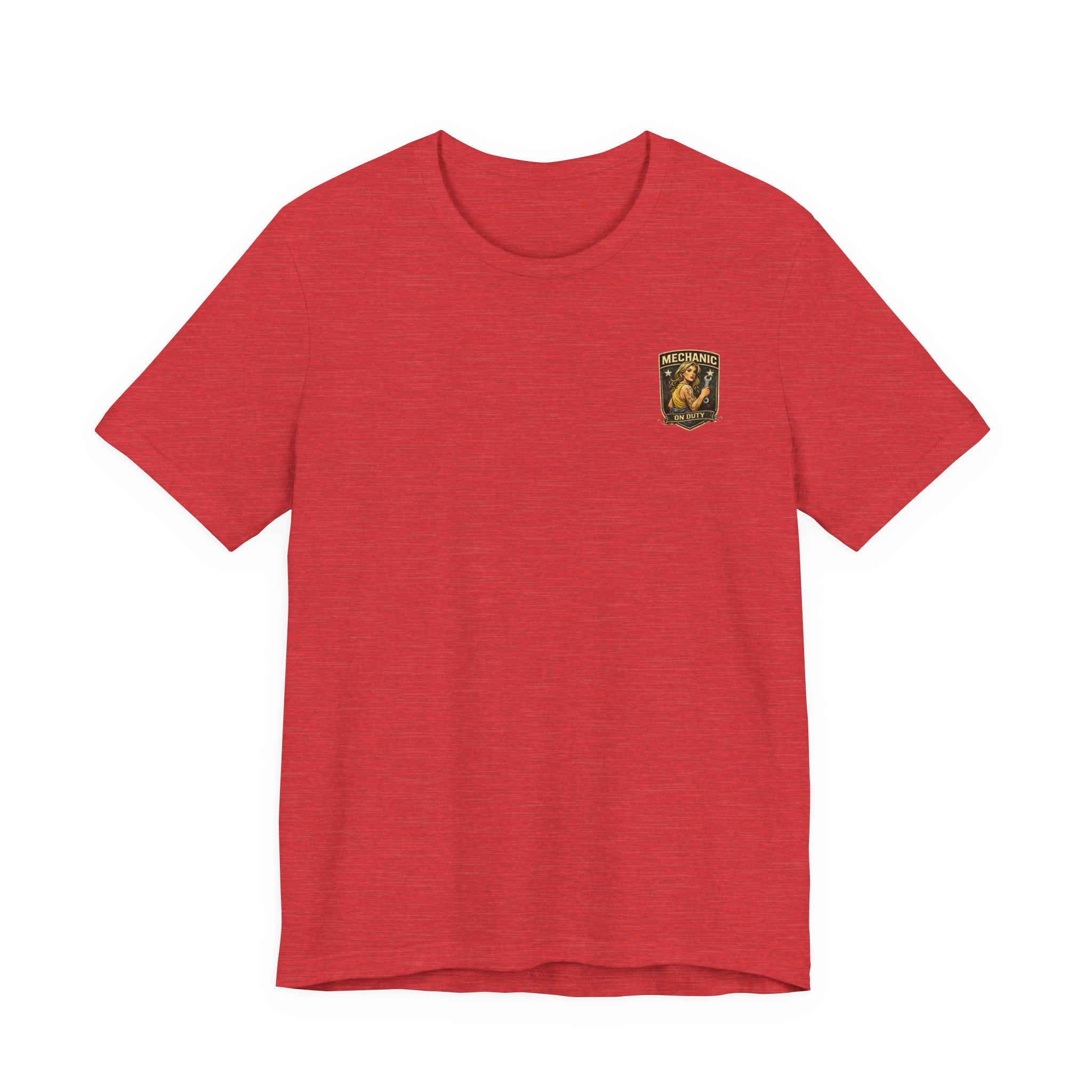 Mechanic On Duty Motorcycle Tee — Pinup Garage Vintage T-Shirt