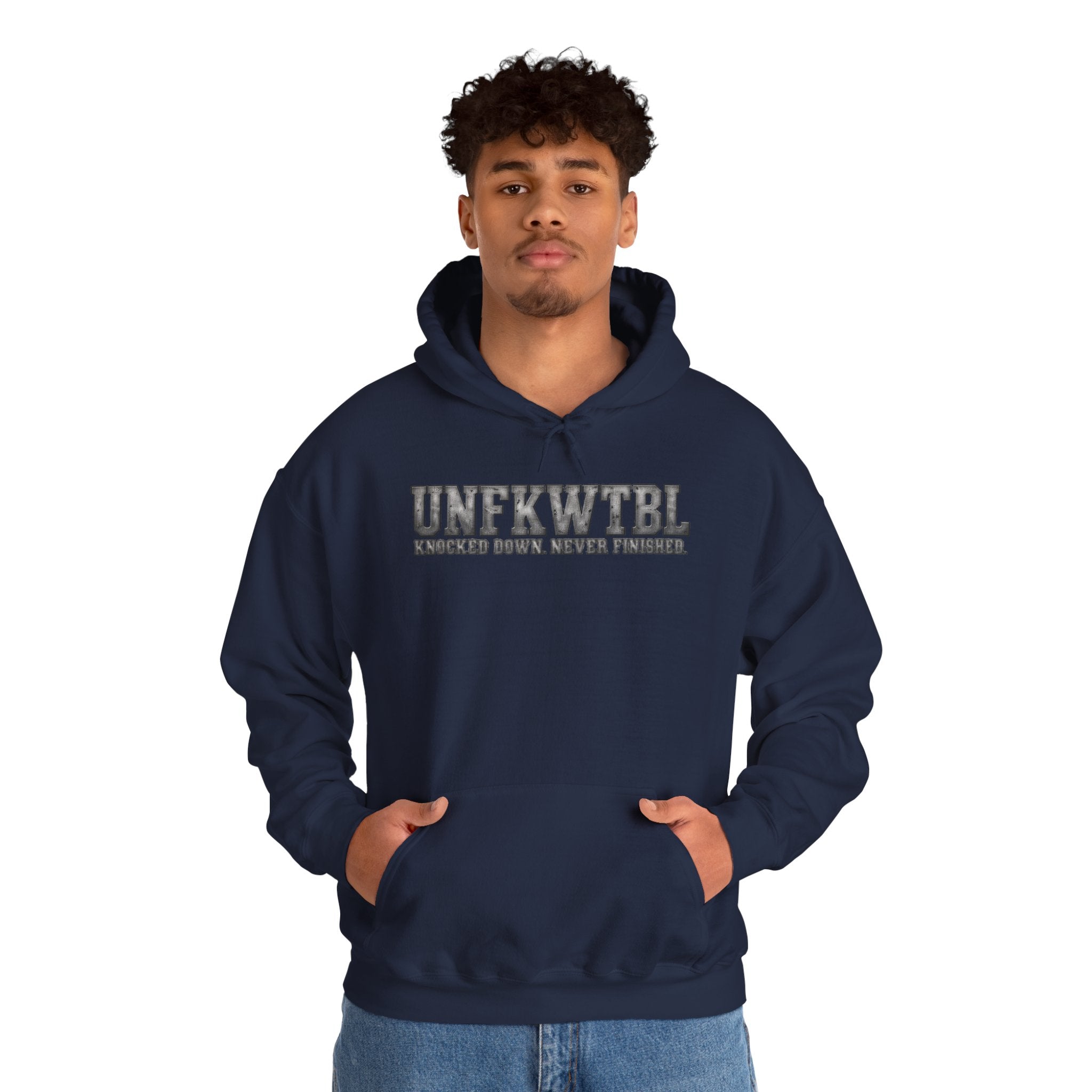 Hoodie — UNFKWTBL Distressed Logo Pullover