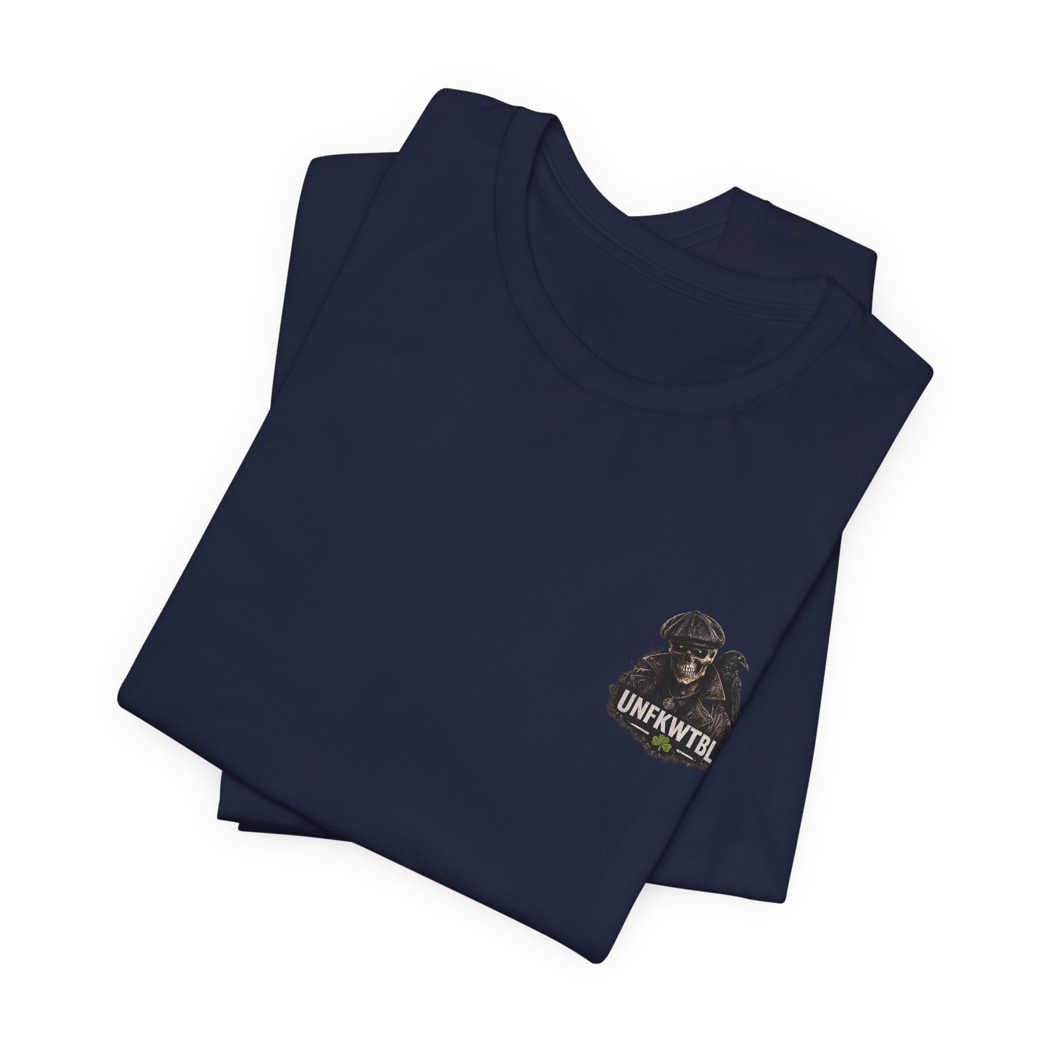 UNFKWTBL Graphic Tee — "Don't Fear the Dark" Military-Inspired Short Sleeve Shirt