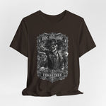 Doc Holliday Skeleton Western Tee — Tombstone Vintage Gunslinger T‑Shirt