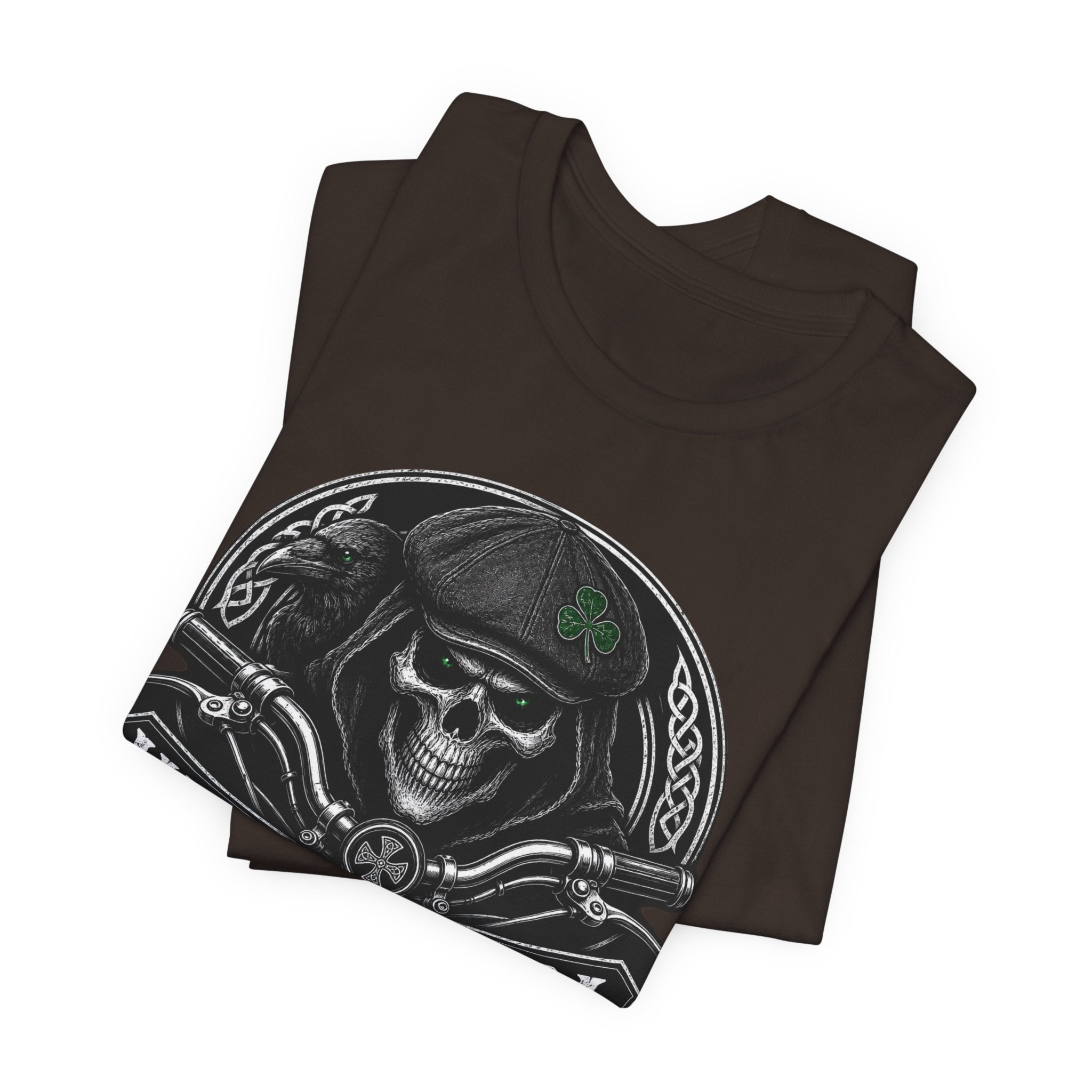 Skull Biker Tee — "UNFKWTBL" Vintage Motorcycle Graphic T-Shirt