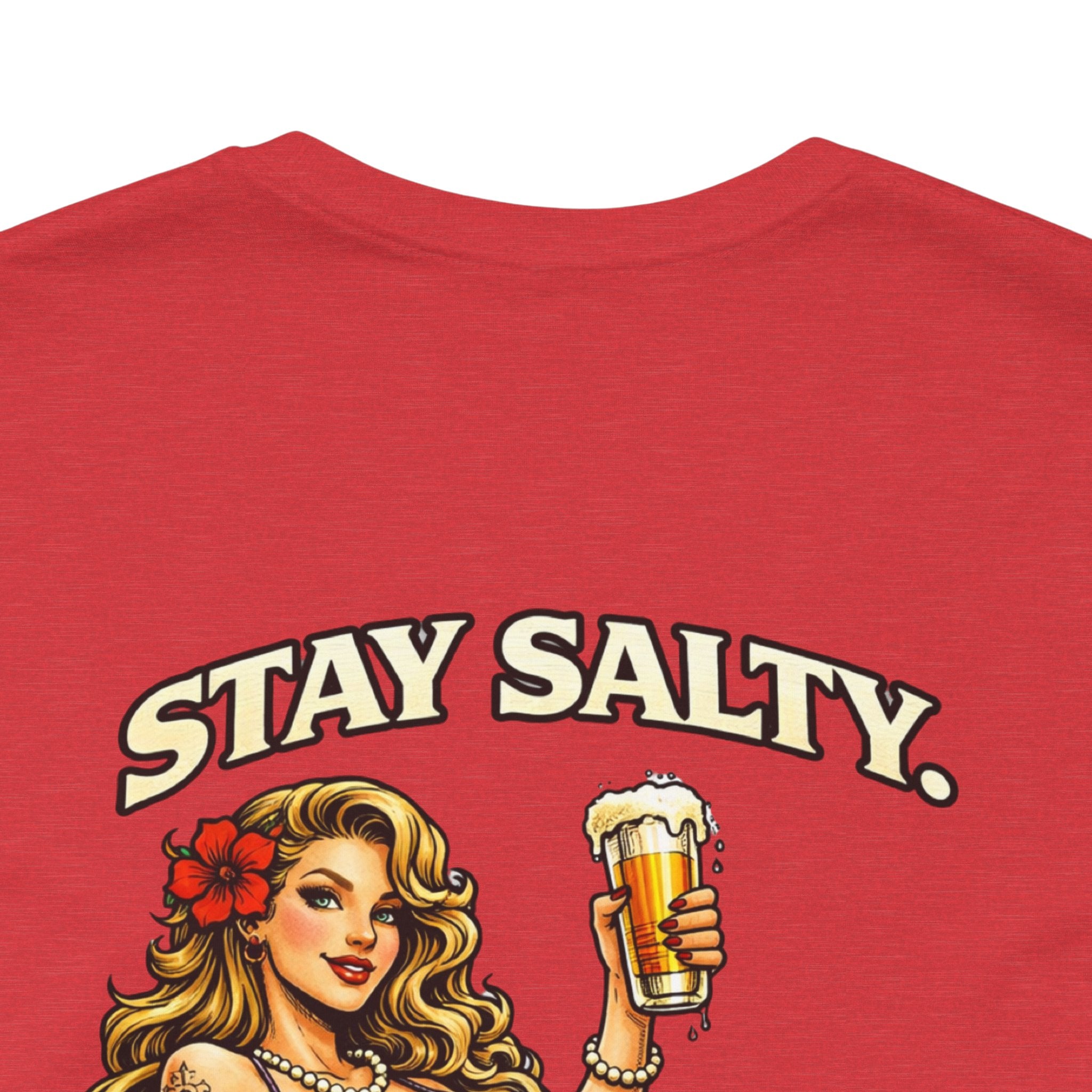 Stay Salty Mermaid T-Shirt — 'Remain UNFKWTBL' Vintage Beach Tee