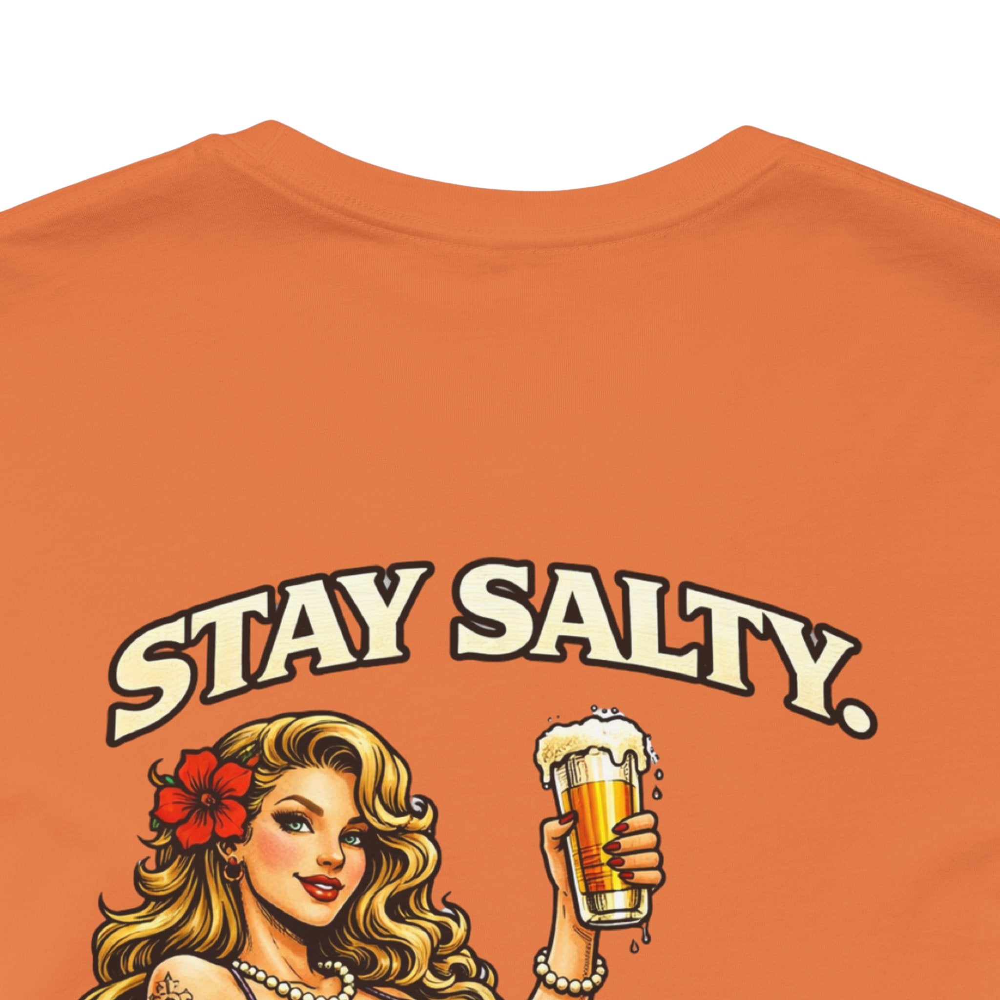 Stay Salty Mermaid T-Shirt — 'Remain UNFKWTBL' Vintage Beach Tee