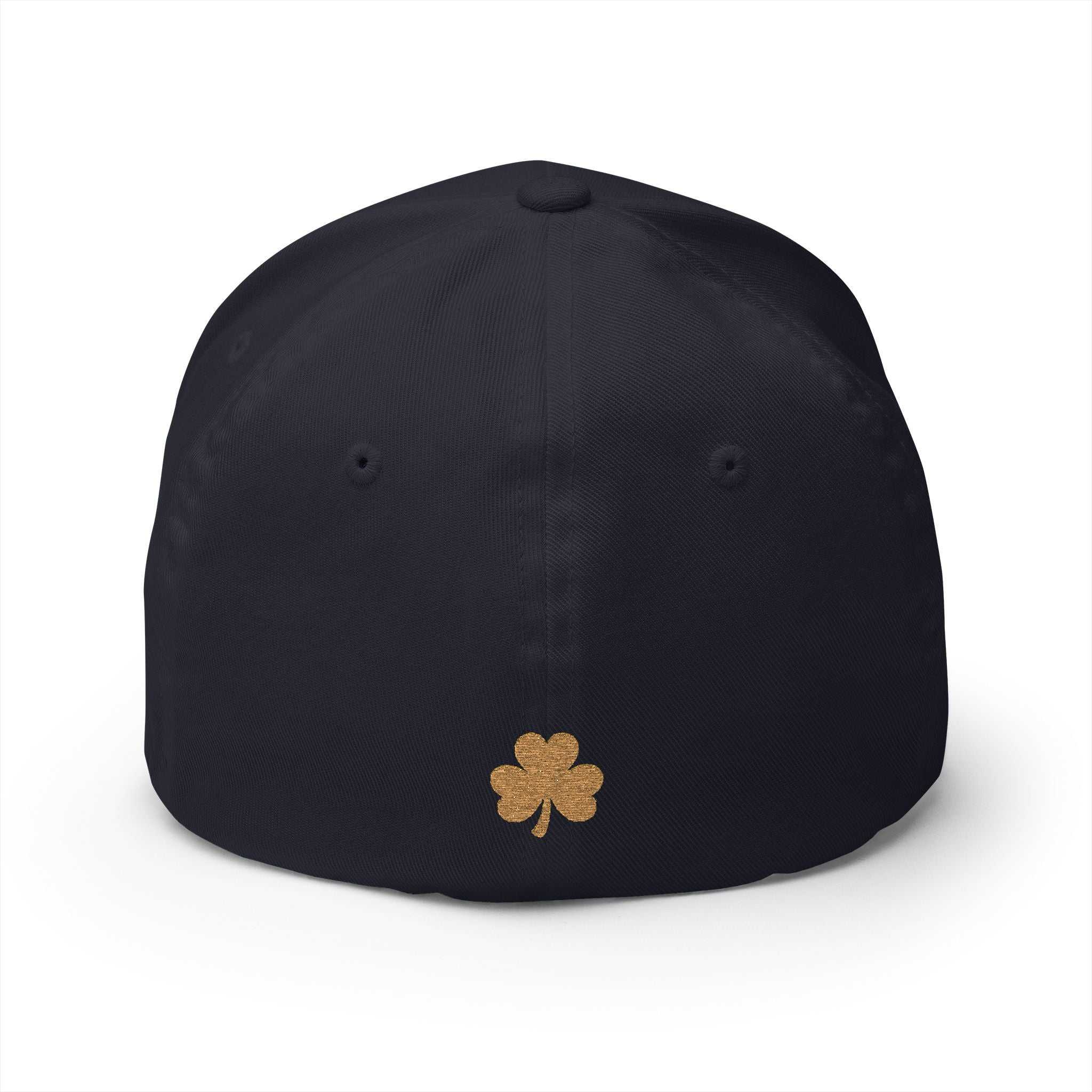 UNFKWTBL Embroidered Cap — Gold Shamrock Lucky Baseball Hat