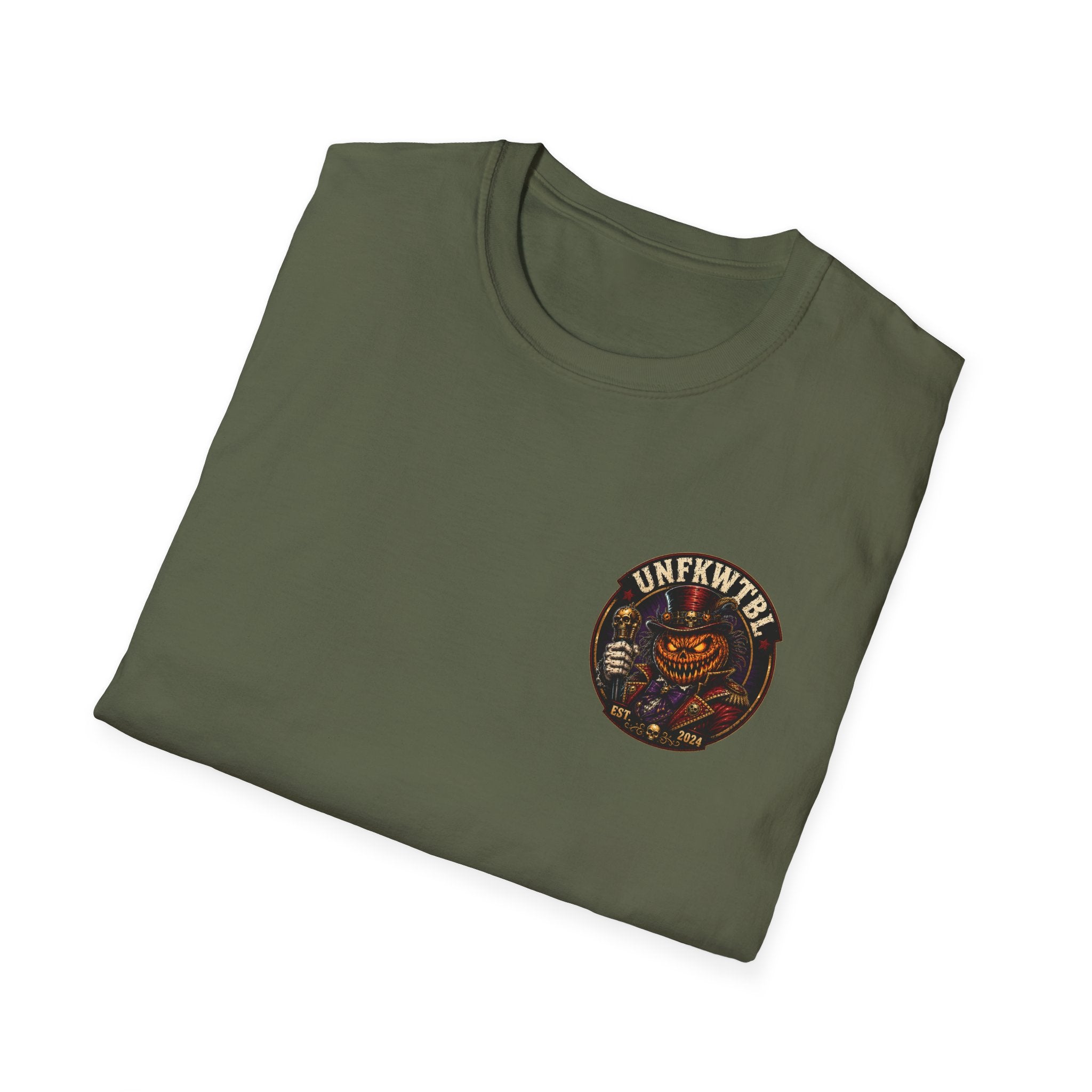 Vintage Pumpkin Skull Tee — Unfkwtbl Halloween Graphic T-Shirt