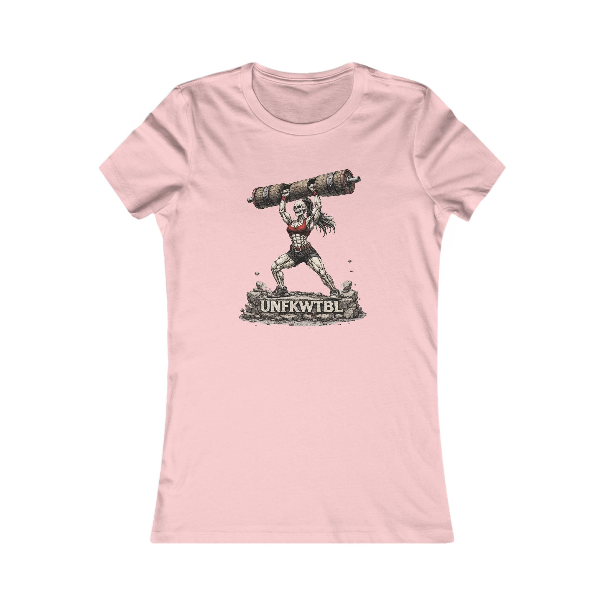 Women’s Graphic Tee — Strongwoman Lifting Log "UNFKWTBLE"