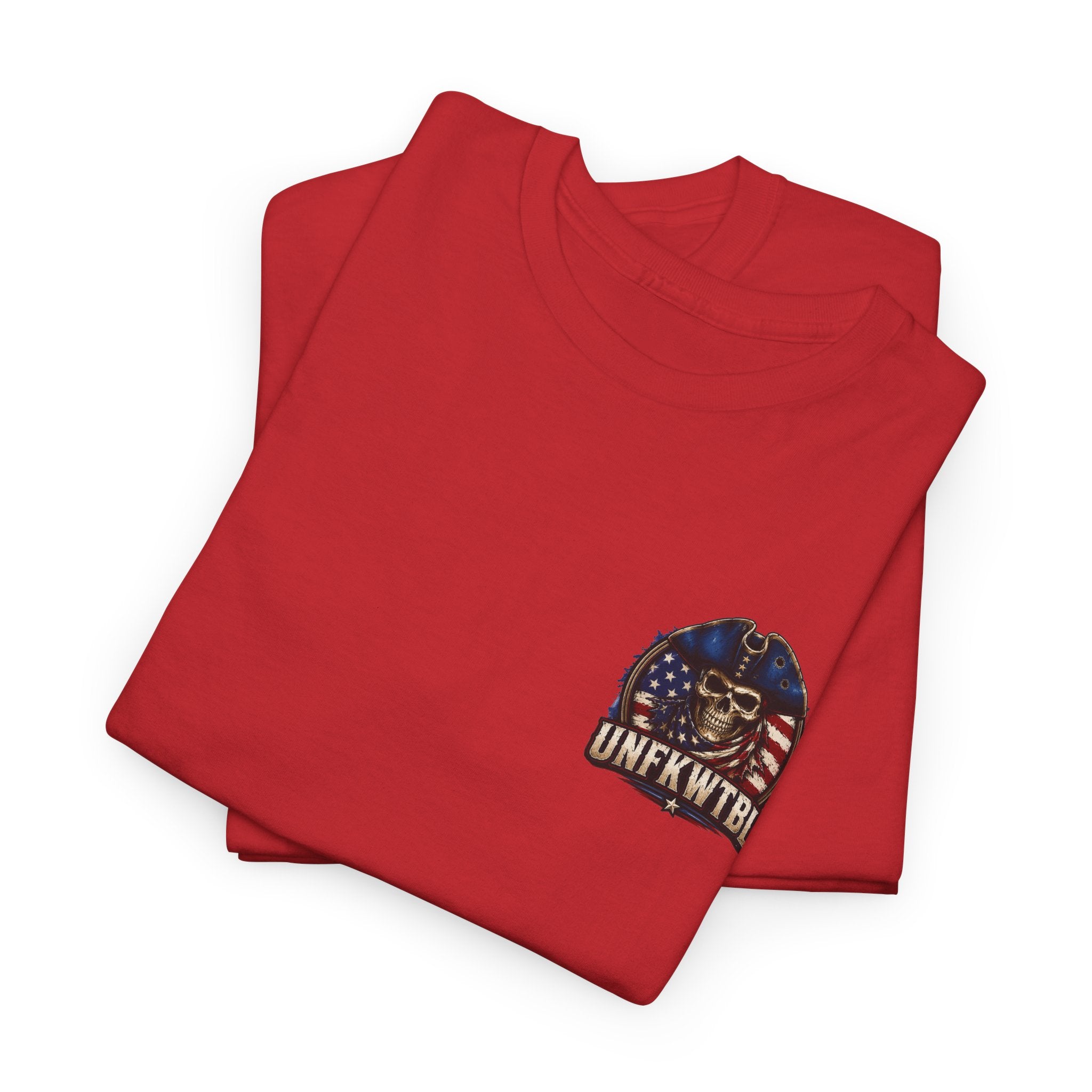 Patriotic Skull Tee — "UNFKWTBL" Americana Graphic T‑Shirt