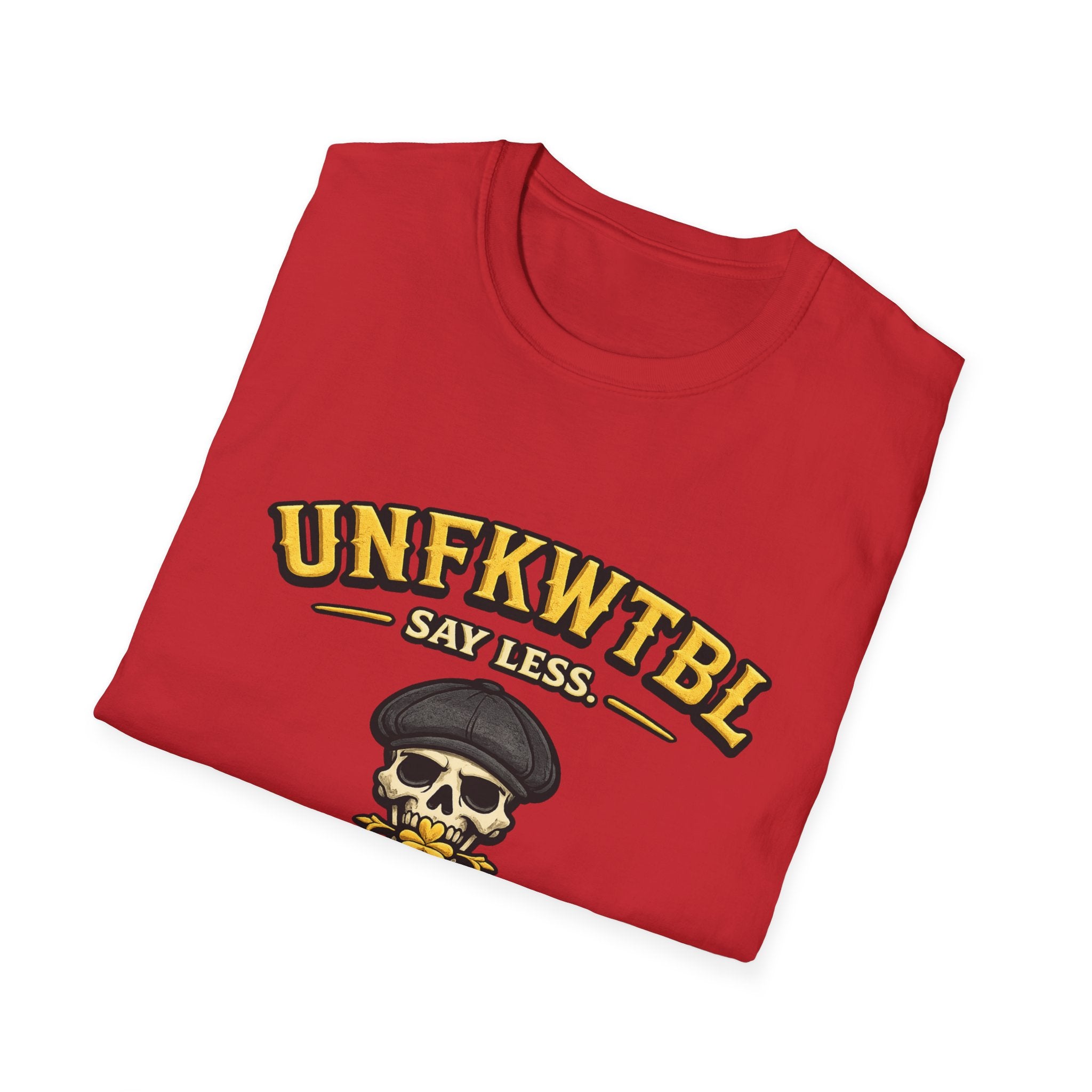 Skull 'UNFKWTBL Say Less' Graphic T-Shirt