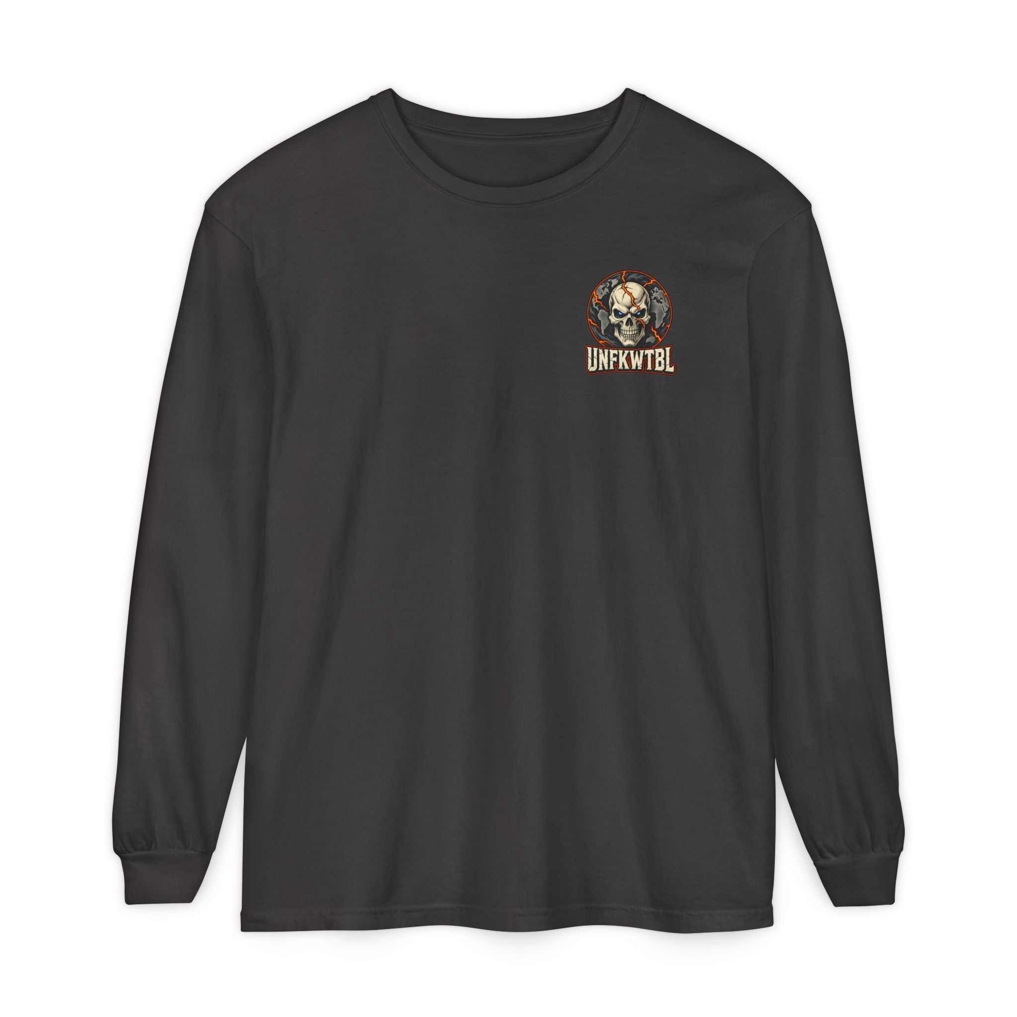 Stay Strong Atlas Skull Long Sleeve Tee