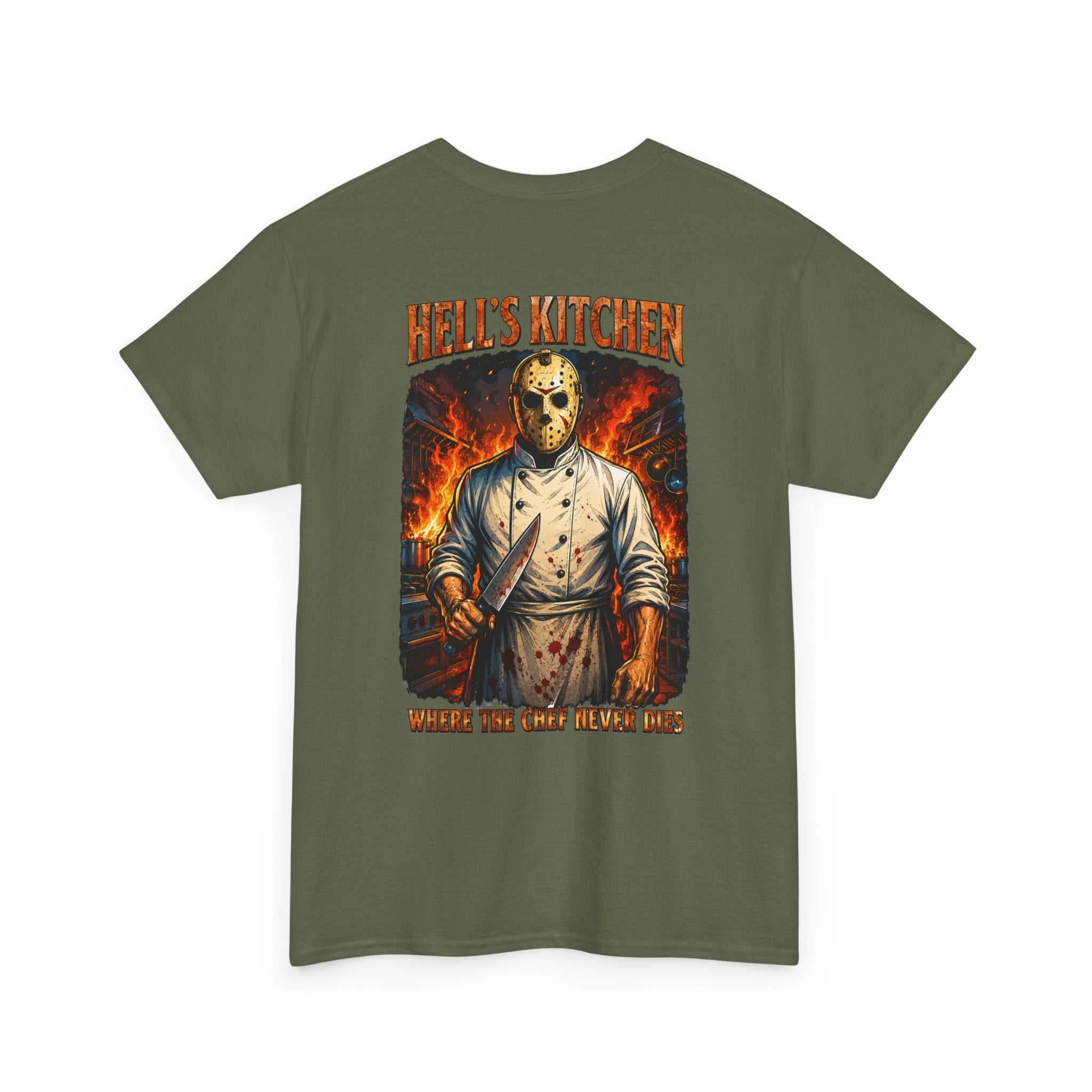 Hell's Kitchen Chef Tee — Horror Jason Mask Cook Shirt