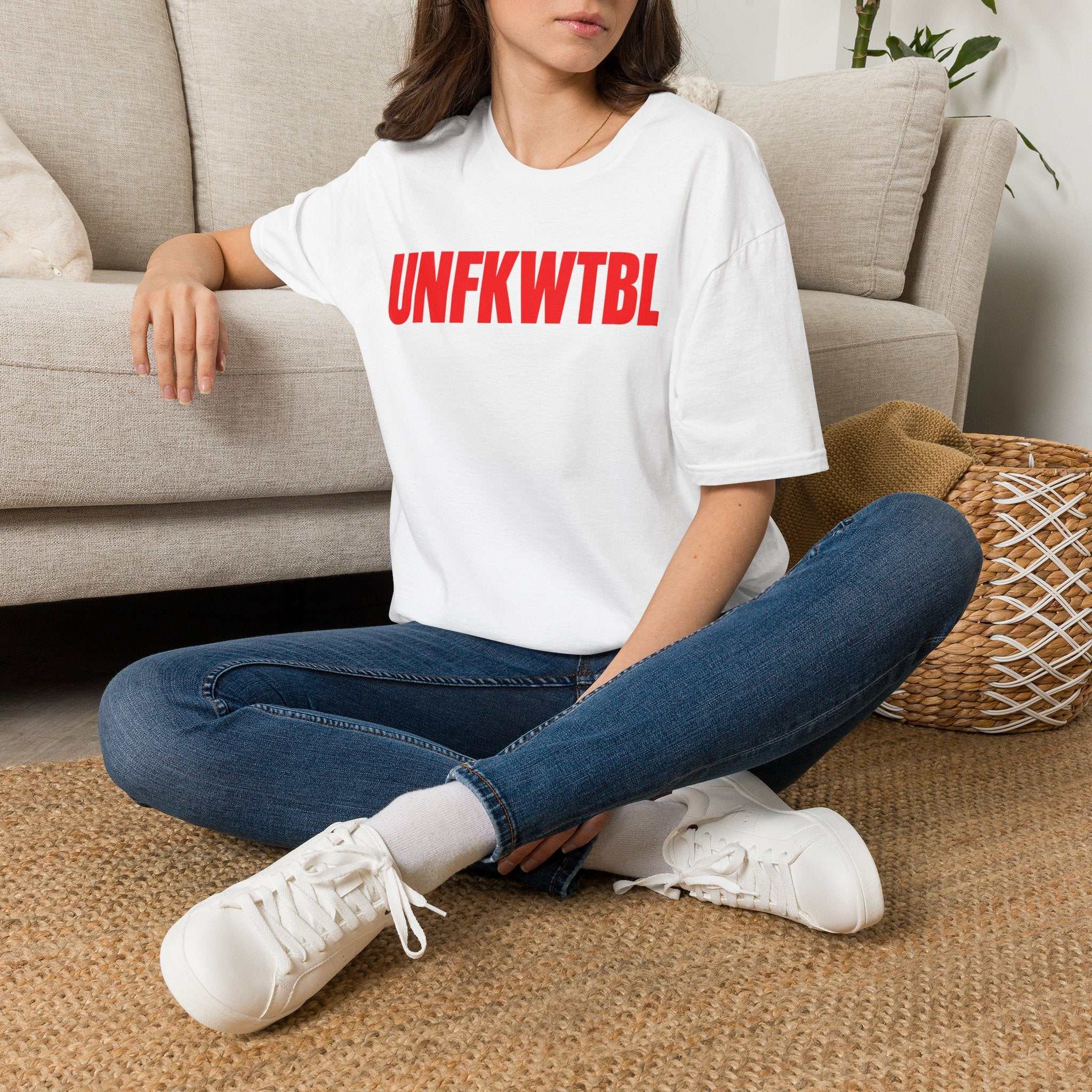 UNFKWTBL Graphic T-Shirt — Bold Red Statement Tee