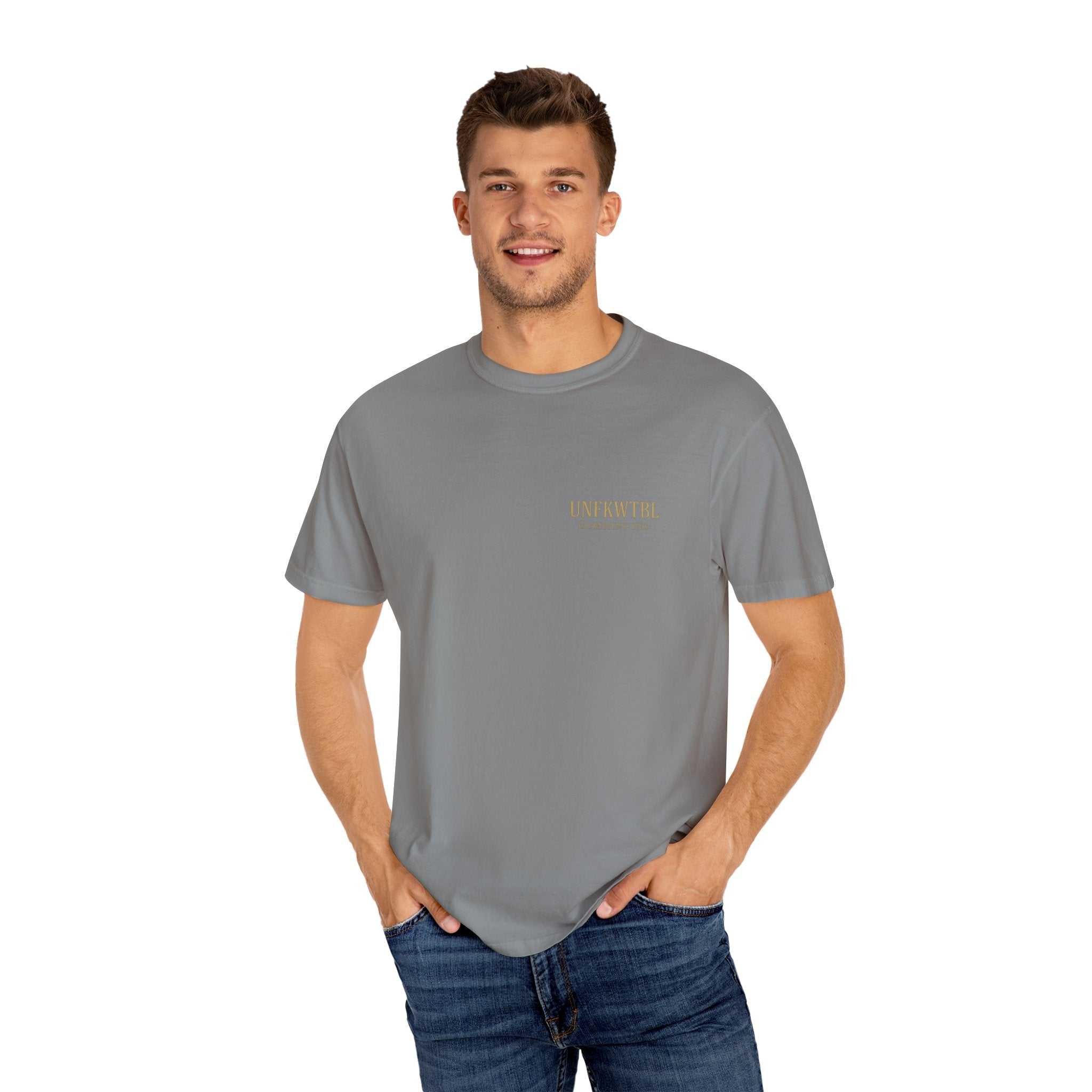 Warden of the Dead unisex gray t-shirt casual streetwear Halloween graphic tee for horror fans