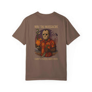 Mai Tai Massacre Jason Voorhees Graphic Tee, Vintage Summer T-shirt, Unisex Beach Shirt, Retro Campfire Apparel, Fun Gift for Outdoor Lovers