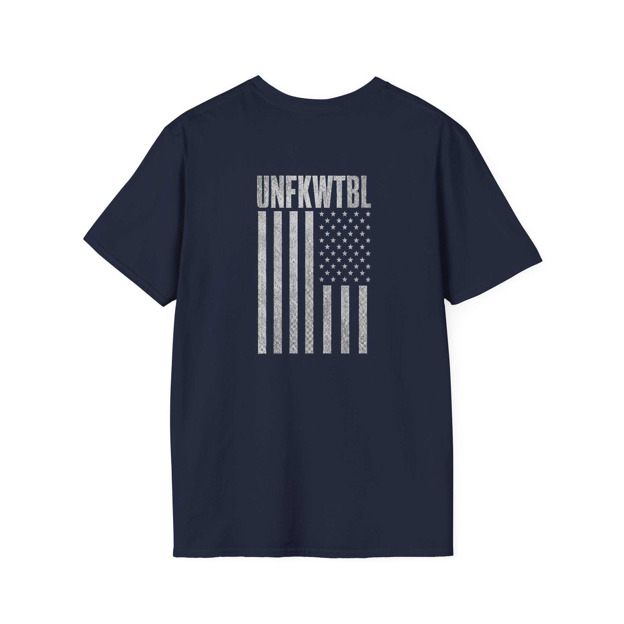 UNFKWTBL T-Shirt with bold distressed print "Respect Few. Fear None." on soft ring-spun cotton tee
