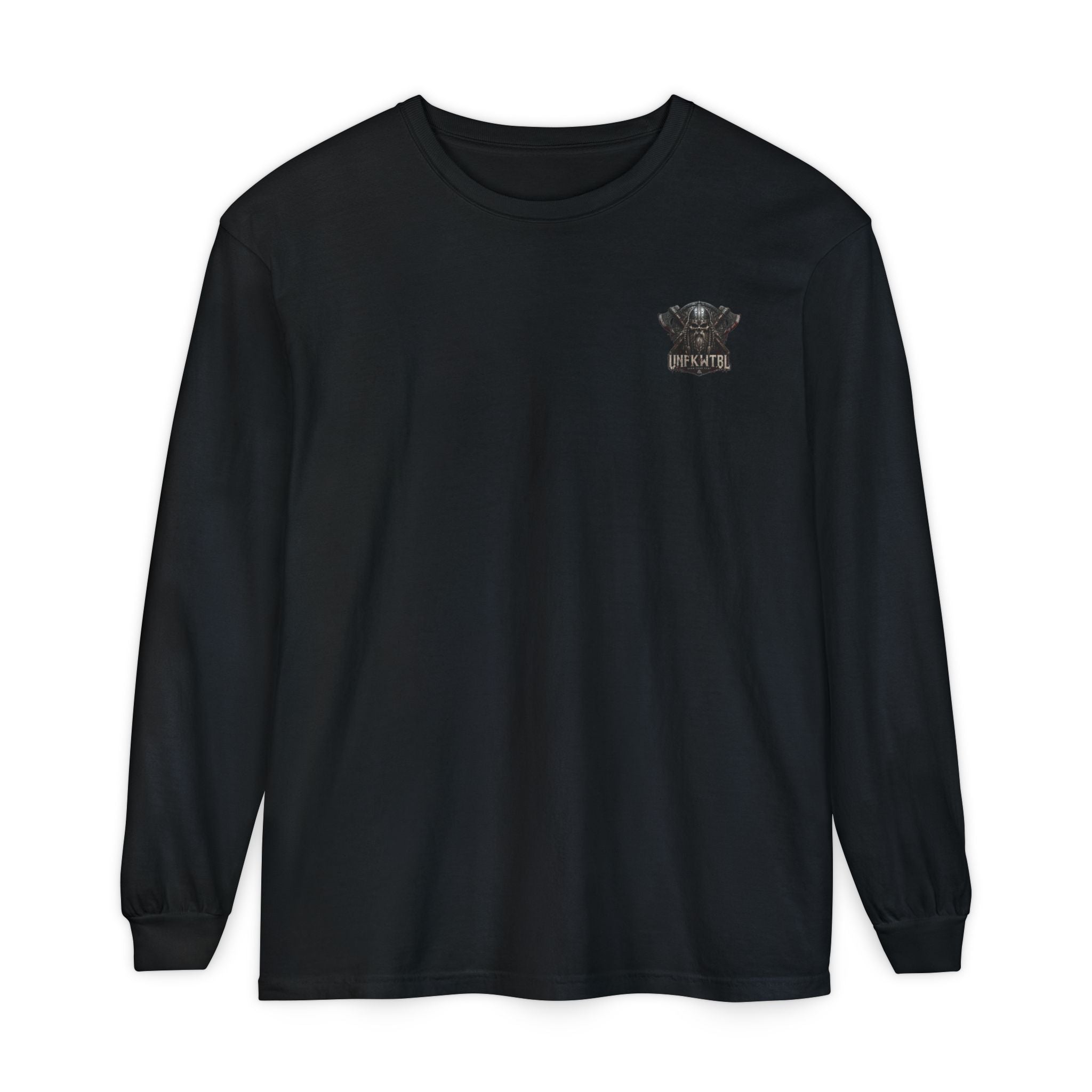 Valhalla Calls Long Sleeve Tee — "Earn Your Seat" Viking Graphic