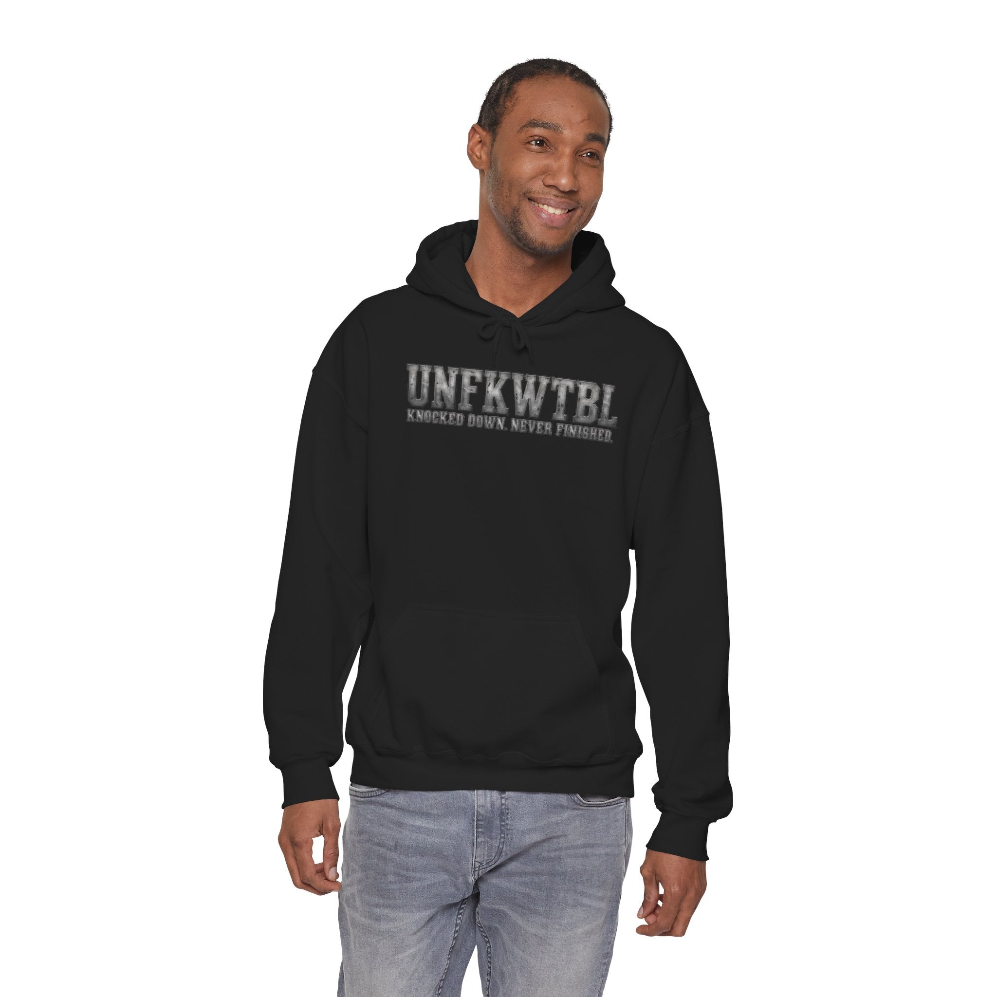 Hoodie — UNFKWTBL Distressed Logo Pullover