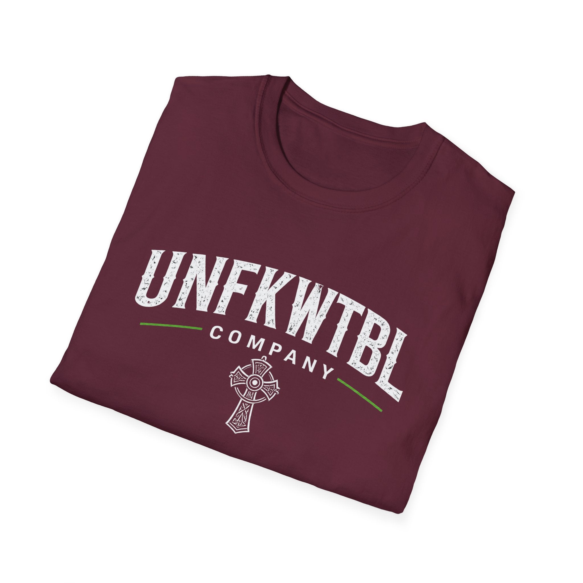 Unfkwtbl Company Graphic T-Shirt — Celtic Cross Vintage Logo